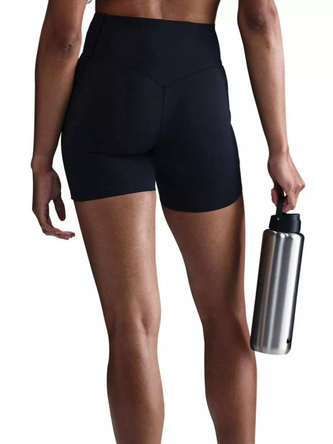 Nike Women's Dri-FIT Univ​ersa High Rise 5" Biker Shorts - Black - BLACK