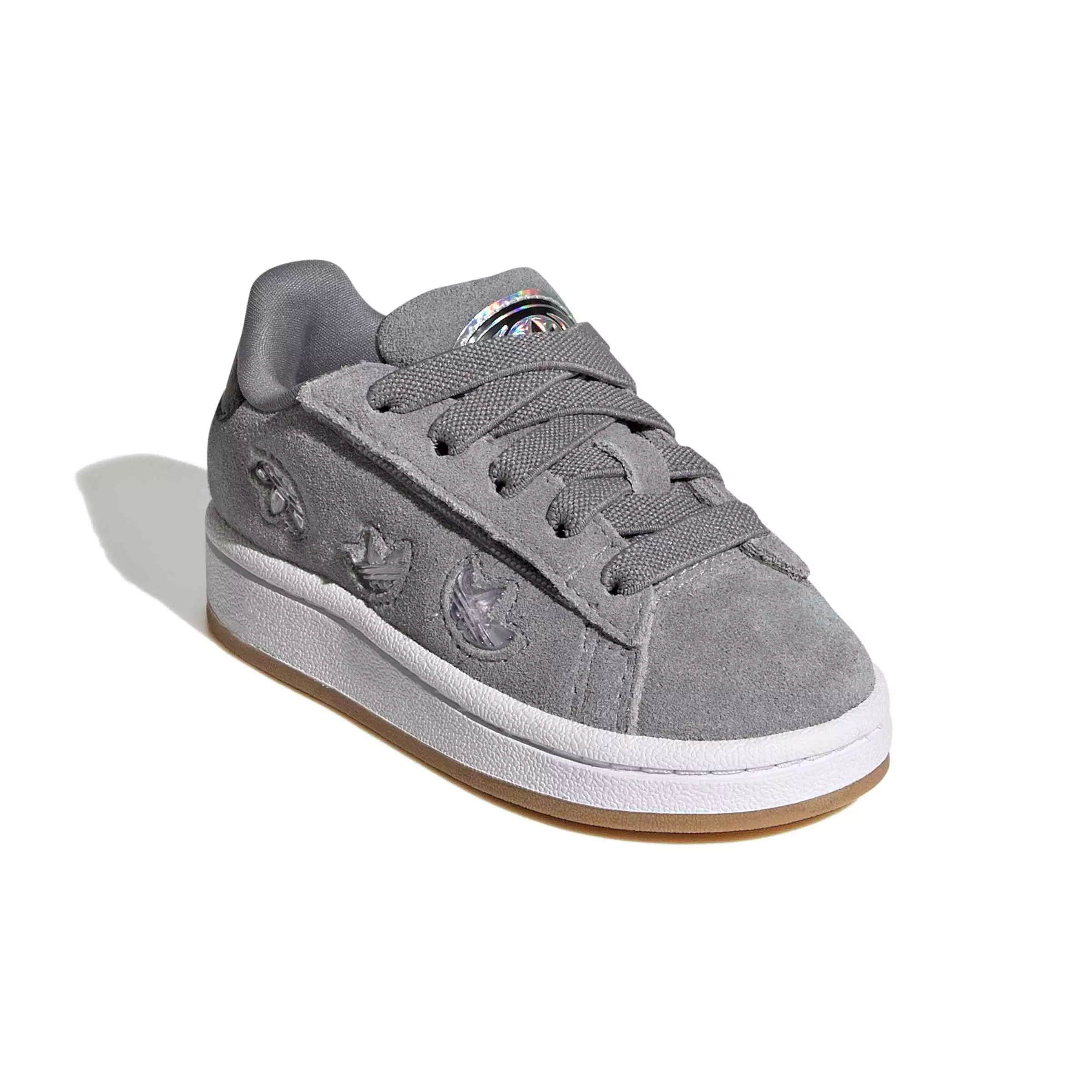 adidas Originals Campus 00s LL CC EL "Grey Three/Ftwr White" Infant Boys' Shoe - GREY/WHITE