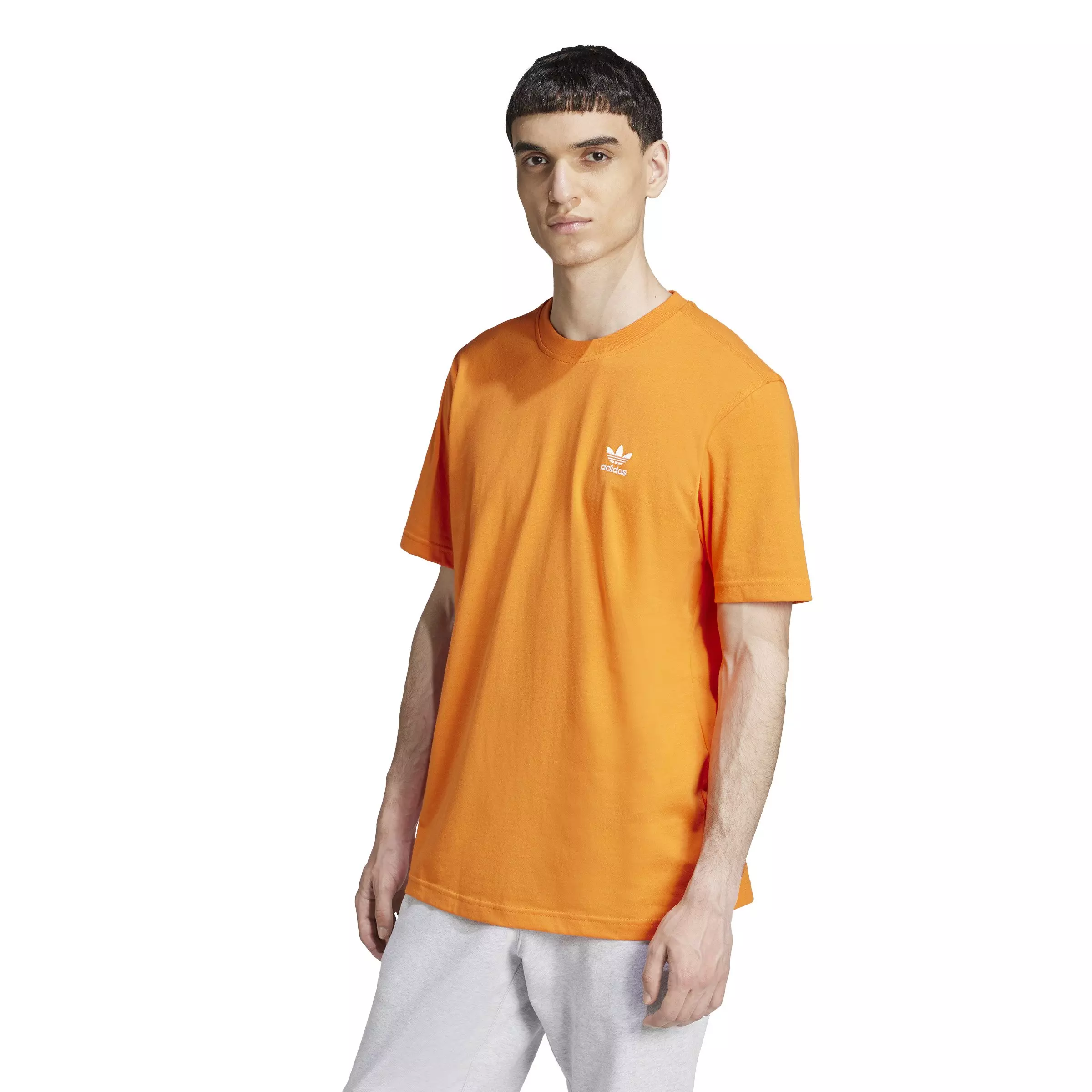 adidas Originals Men's Trefoil Essentials T-Shirt - Orange - ORANGE