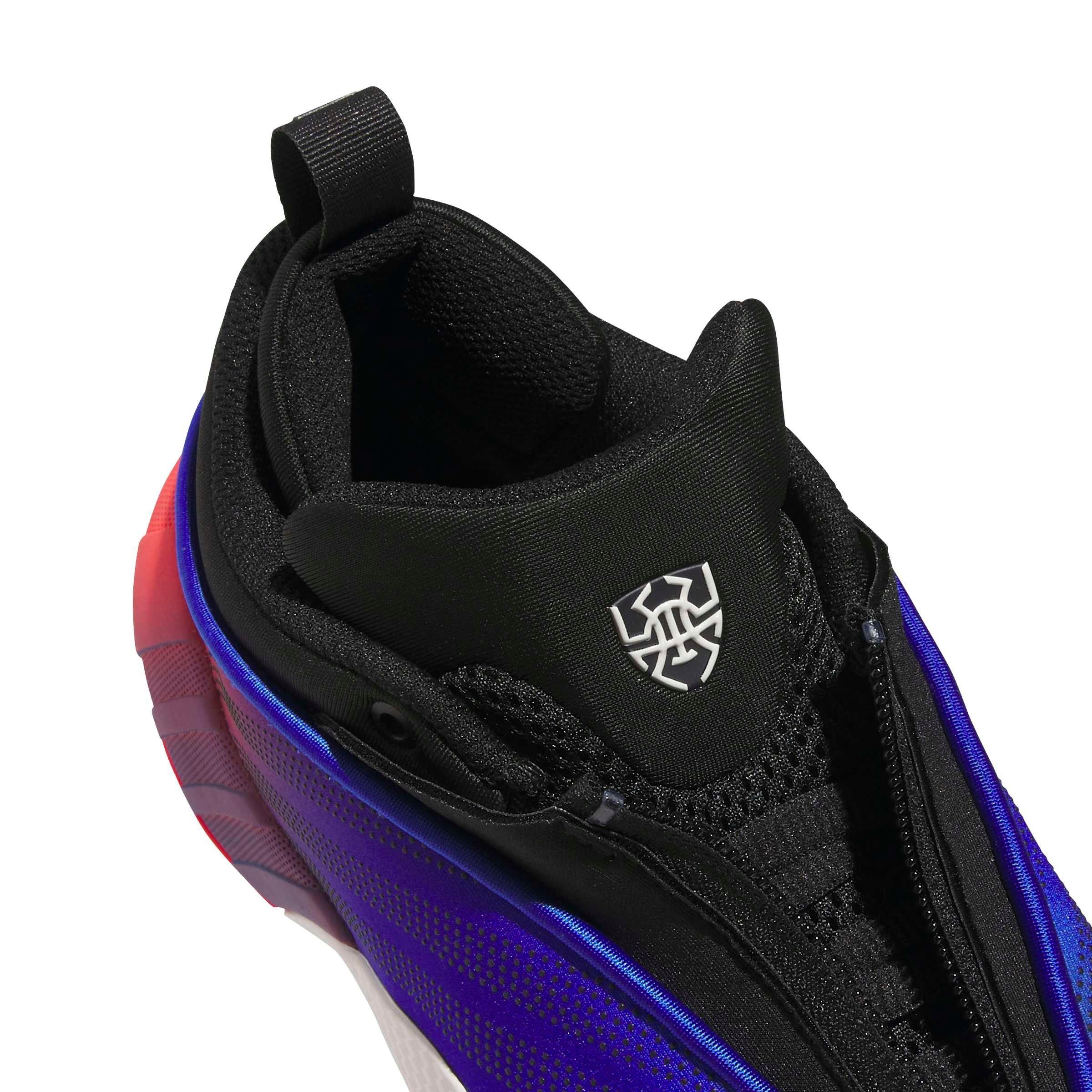 adidas D.O.N. Issue "Lucid Red/Core Black/Lucid Blue" Grade School Boys' Basketball Shoe - RED/BLACK/BLUE Thumbnail View 8