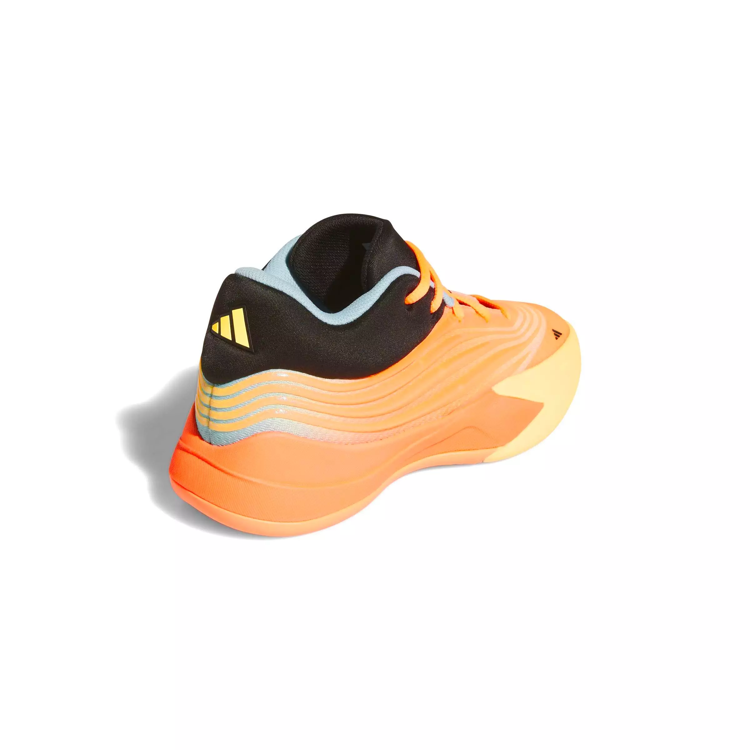 adidas Dame X "Lucid Orange/Ice Tangerine/Icey Blue" Grade School Boys' Basketball Shoe - ORANGE/TANGERINE/BLUE