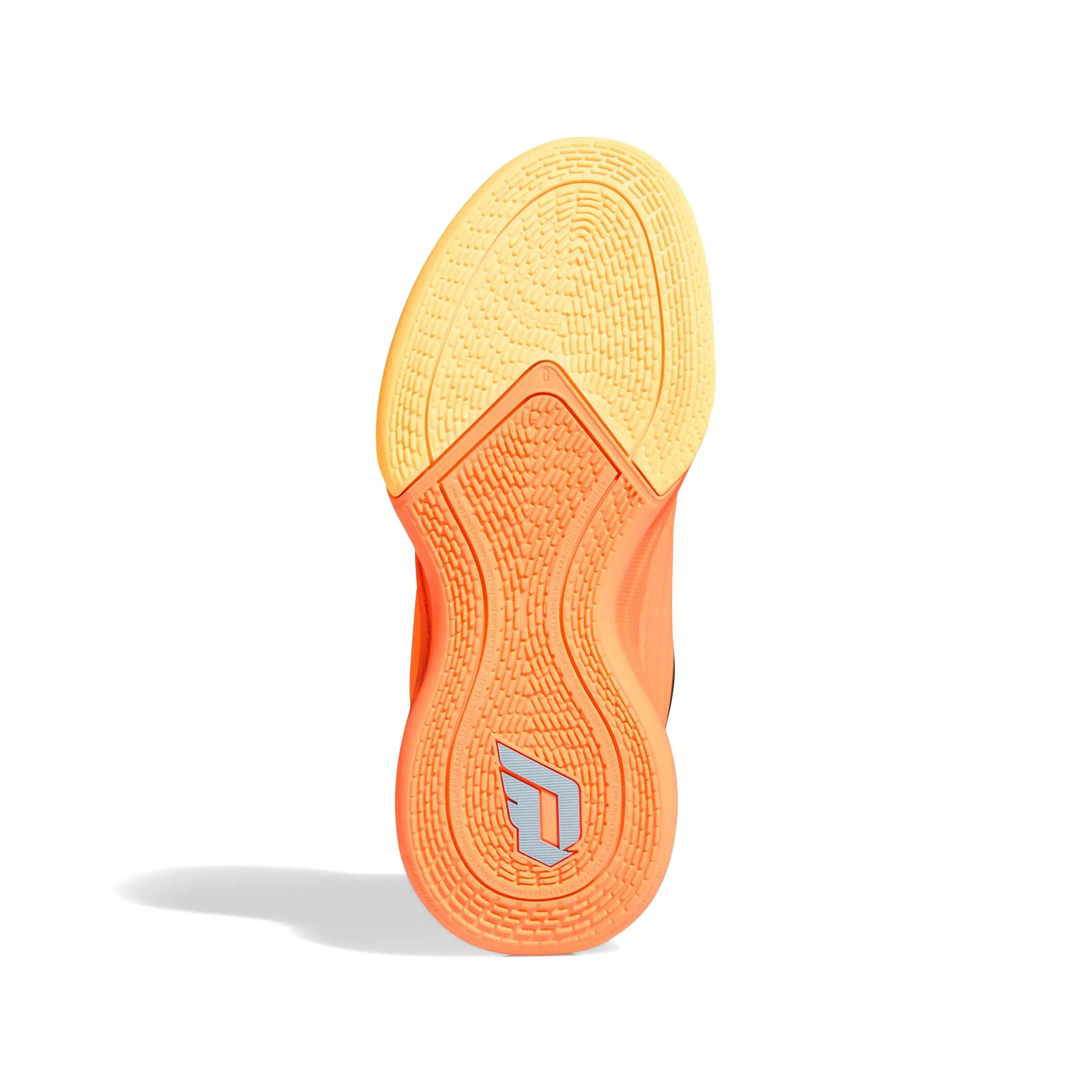 adidas Dame X "Lucid Orange/Ice Tangerine/Icey Blue" Grade School Boys' Basketball Shoe - ORANGE/TANGERINE/BLUE