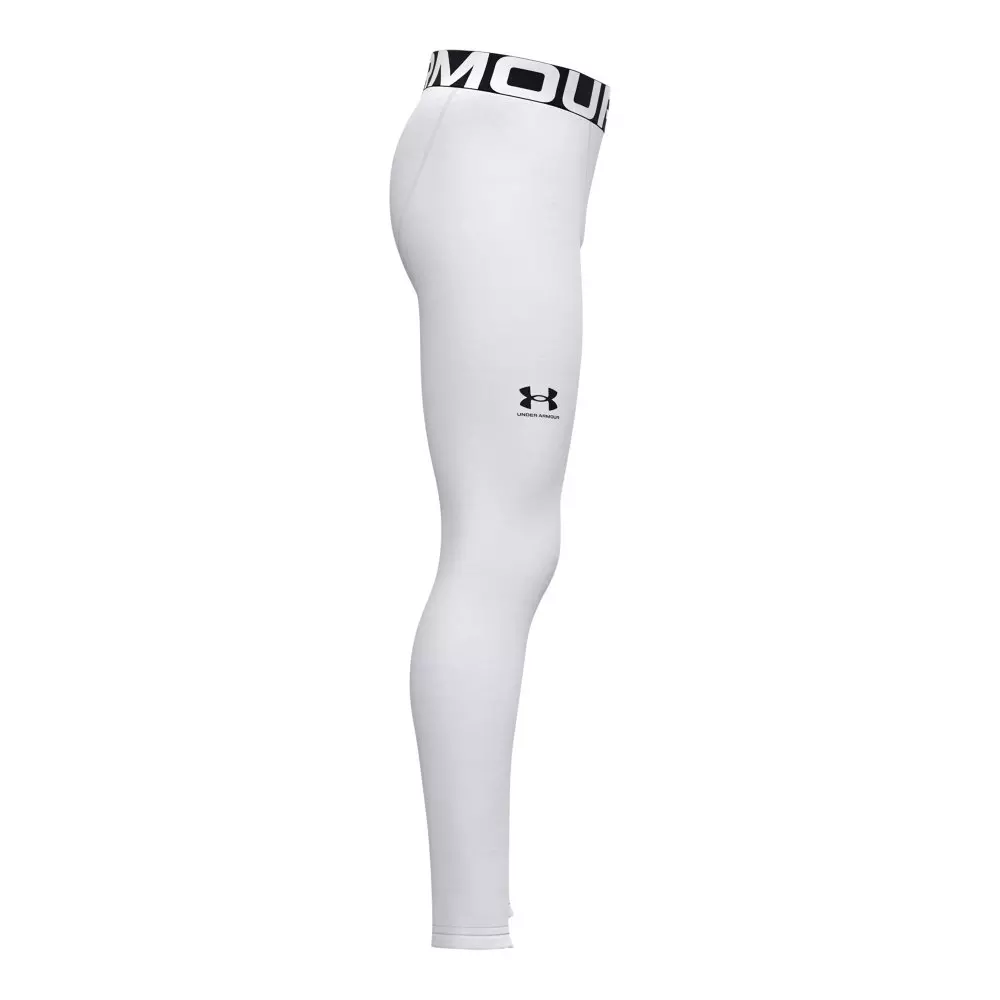 Under Armour Boys' ColdGear® Armour Leggings - WHITE/BLACK