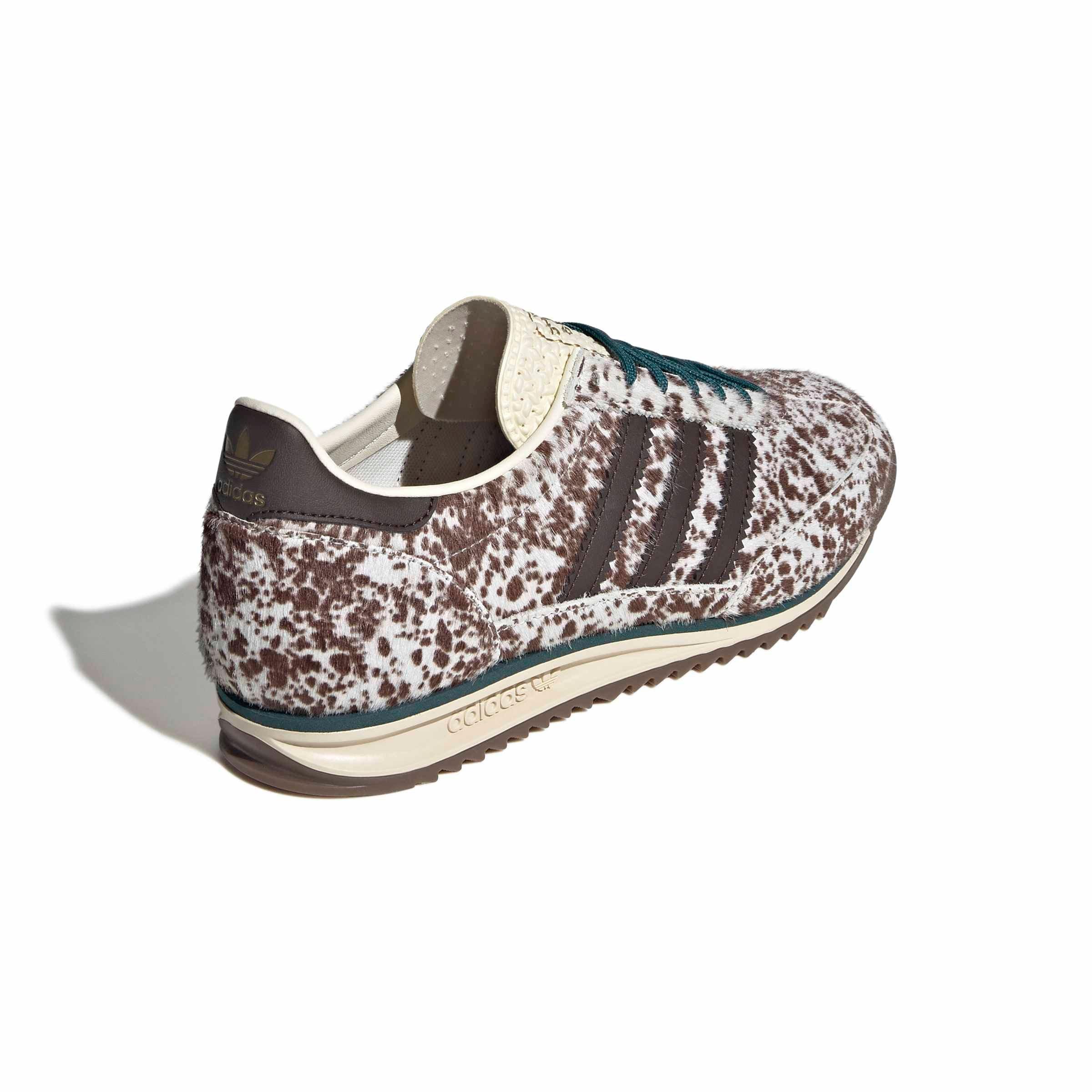 adidas Originals SL 72 OG "Off White/Dark Brown/Rich Green" Women's Shoe - OFF WHITE/DK BROWN/GREEN