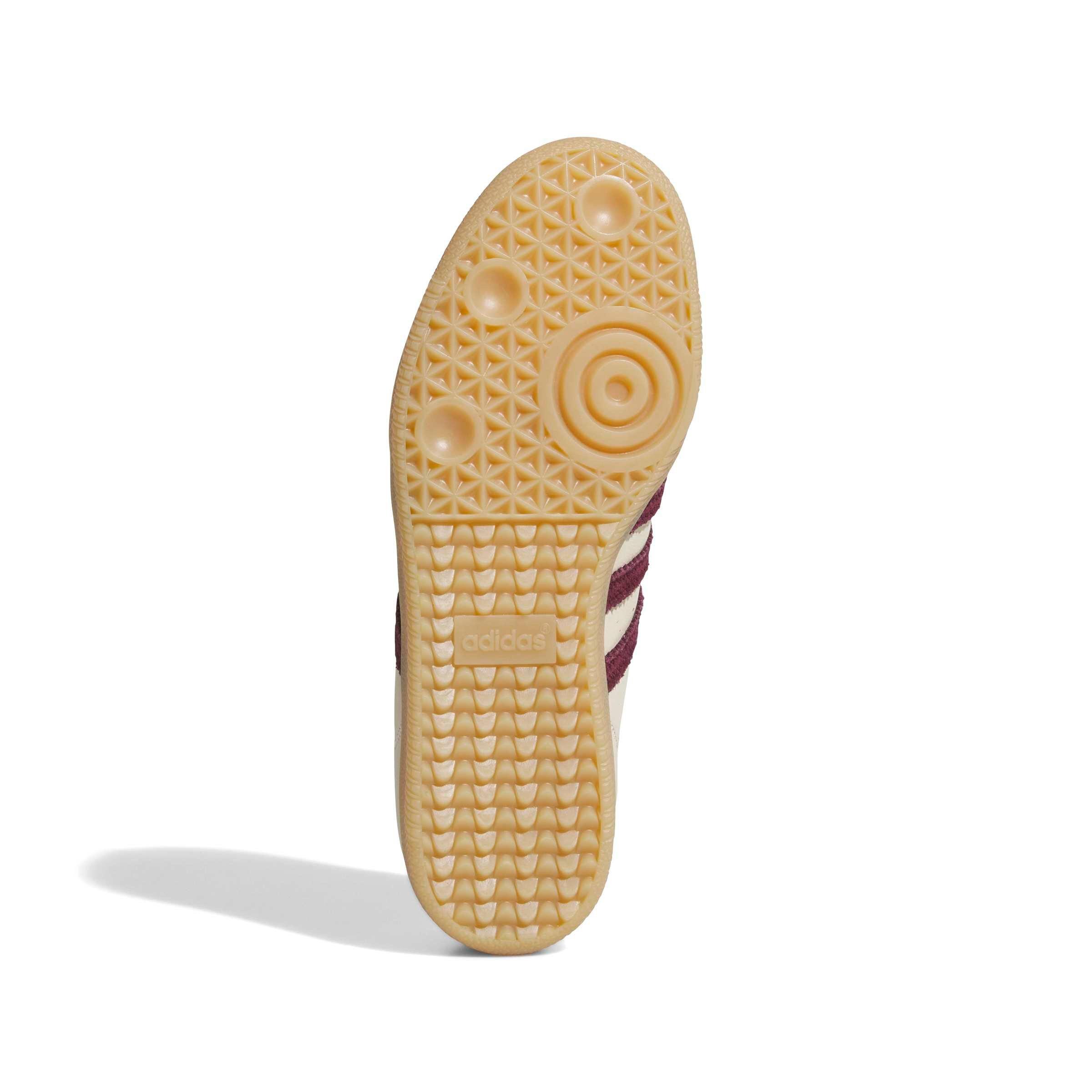 adidas Originals Samba OG "Wonder White/Maroon/Frozen Turbo" Women's Shoe - WHITE/MAROON/TURBO