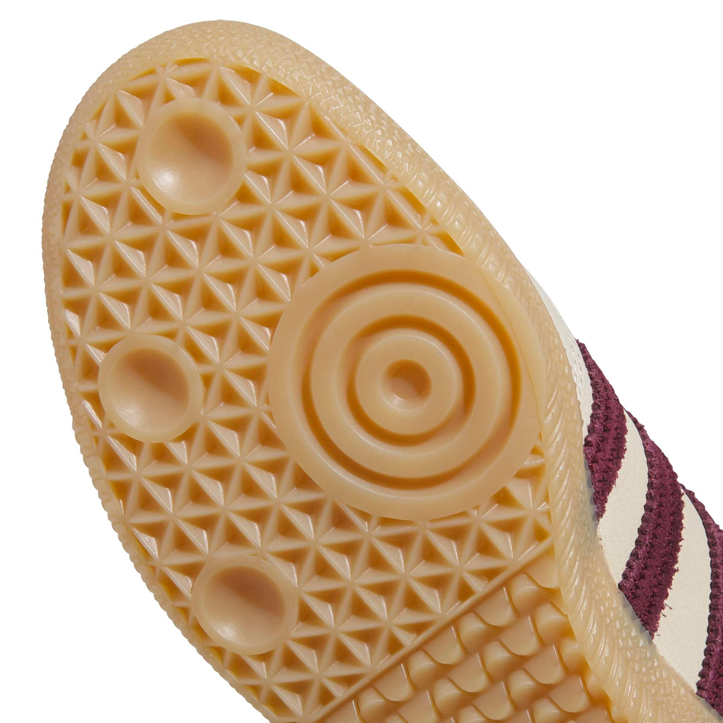adidas Originals Samba OG "Wonder White/Maroon/Frozen Turbo" Women's Shoe - WHITE/MAROON/TURBO
