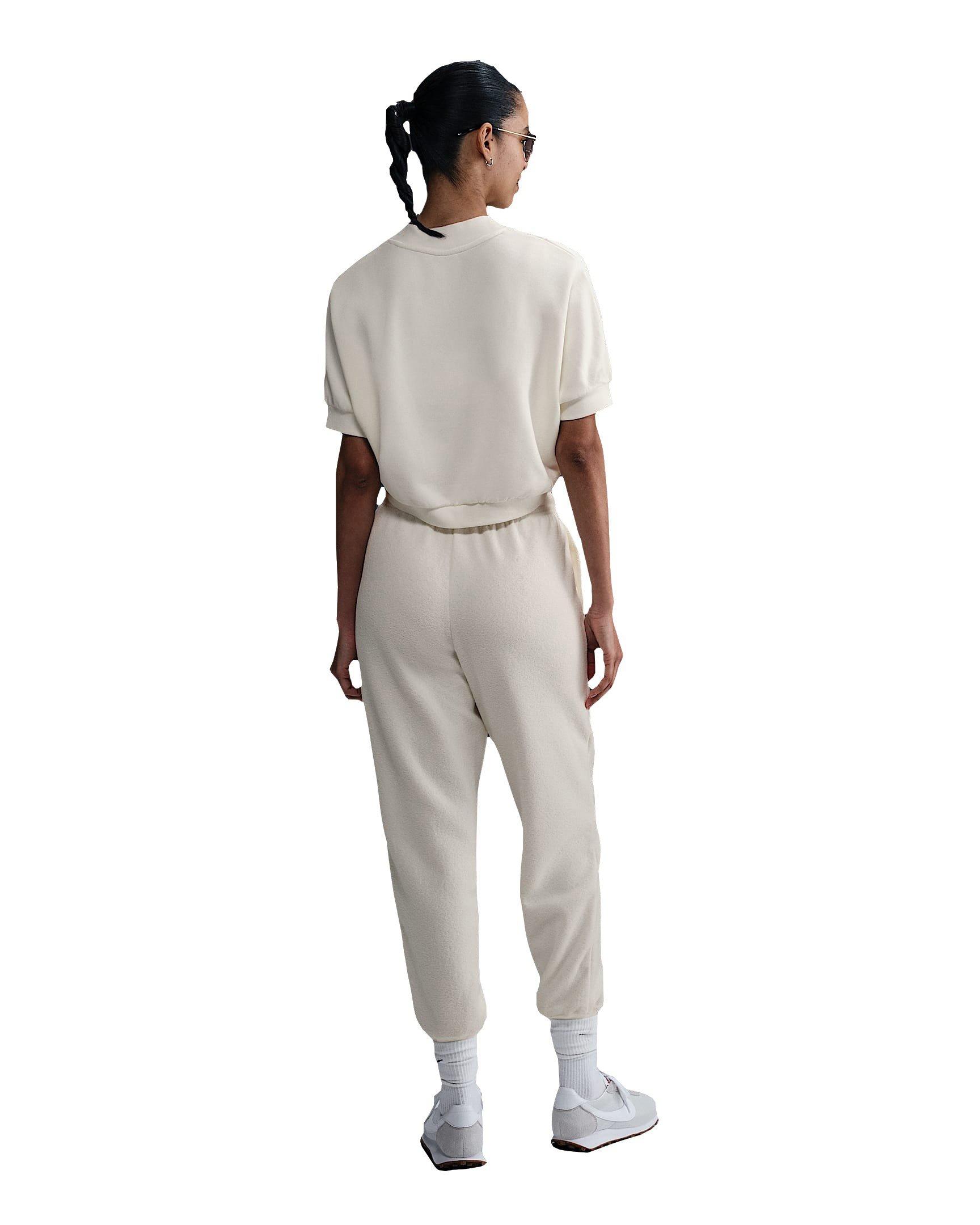 Nike Sportswear Phoenix Plush Women's White Mid-Rise Cozy Fleece Pants