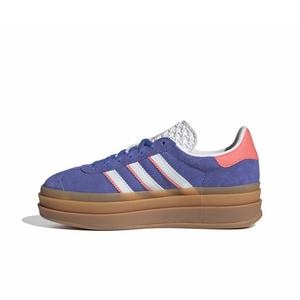adidas Originals Gazelle Bold "Real Lilac/Ftwr White/Gold Metallic" Grade School Girls' Shoe