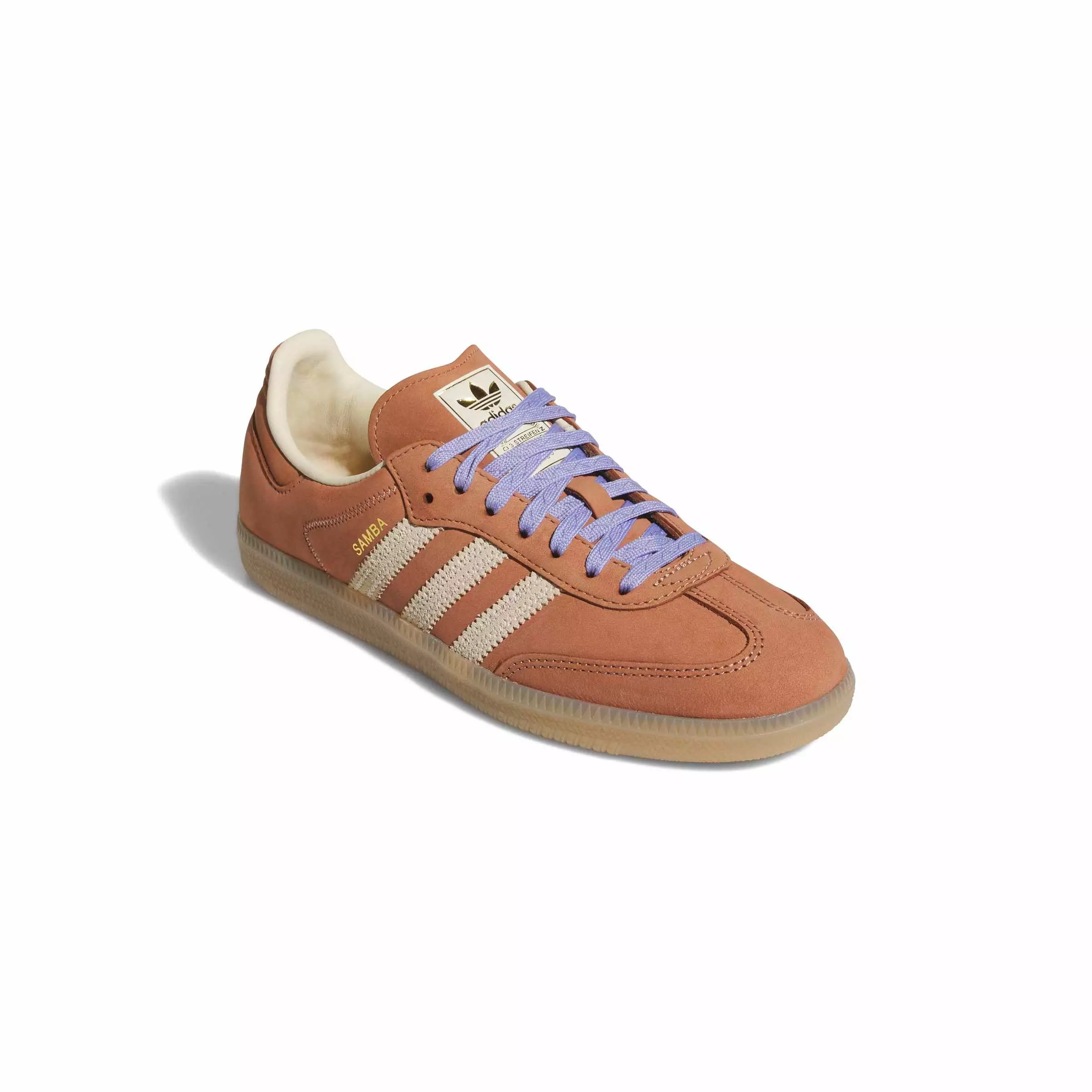 adidas Originals Samba OG "Clay Strata/Warm Vanilla/Light Purple" Women's Shoe - CLAY/VANILLA/LT PURPLE