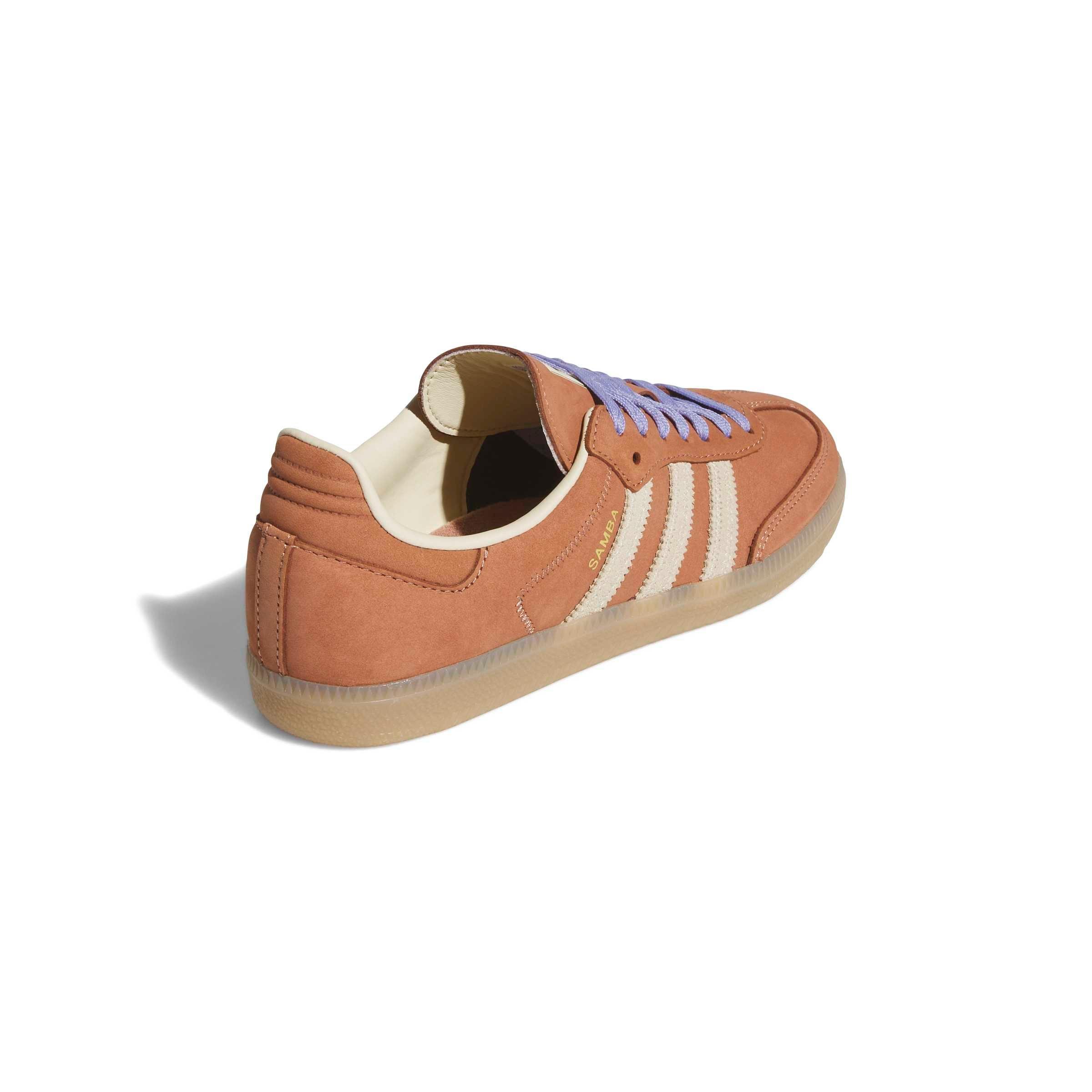 adidas Originals Samba OG "Clay Strata/Warm Vanilla/Light Purple" Women's Shoe - CLAY/VANILLA/LT PURPLE