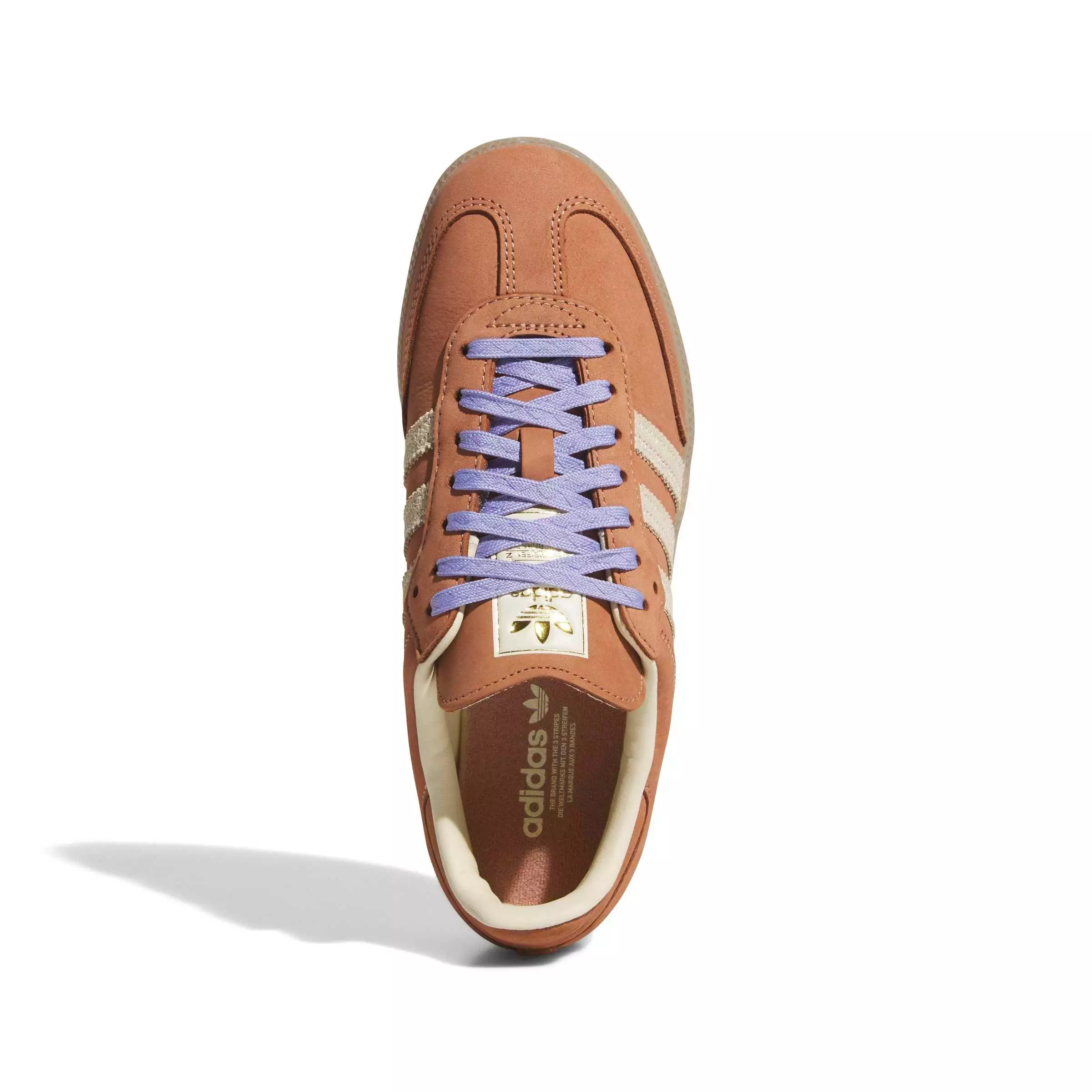 adidas Originals Samba OG "Clay Strata/Warm Vanilla/Light Purple" Women's Shoe - CLAY/VANILLA/LT PURPLE