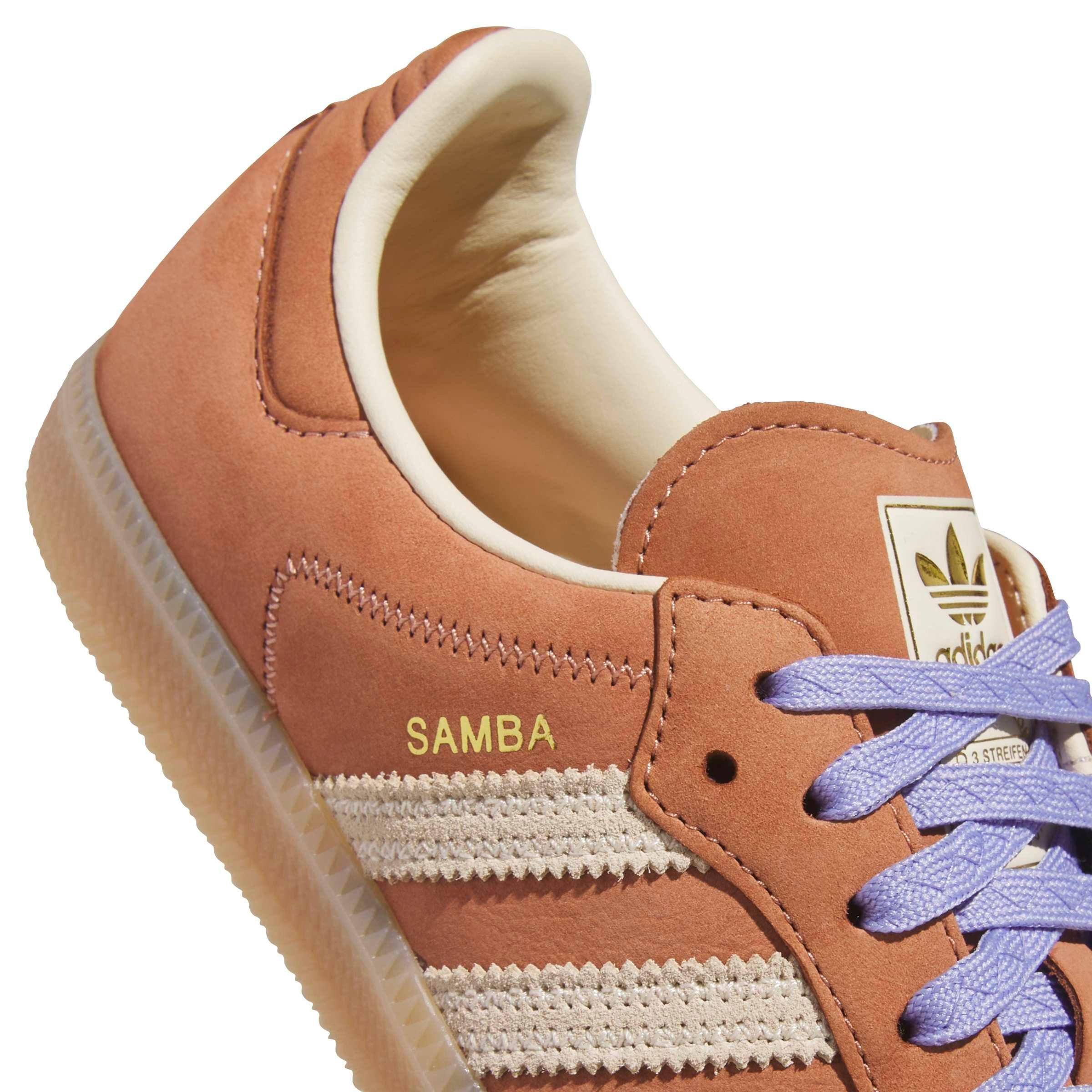 adidas Originals Samba OG "Clay Strata/Warm Vanilla/Light Purple" Women's Shoe - CLAY/VANILLA/LT PURPLE