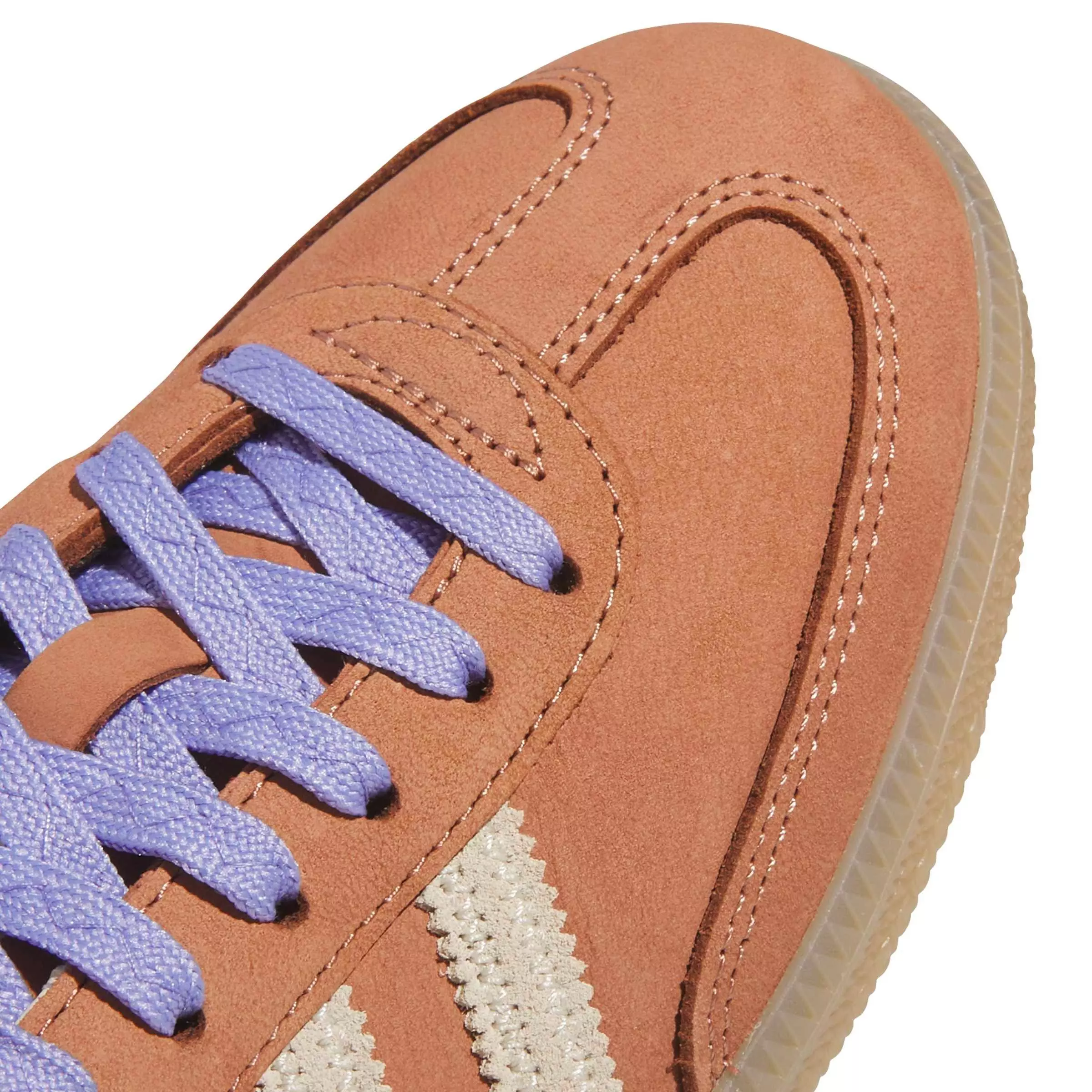 adidas Originals Samba OG "Clay Strata/Warm Vanilla/Light Purple" Women's Shoe - CLAY/VANILLA/LT PURPLE