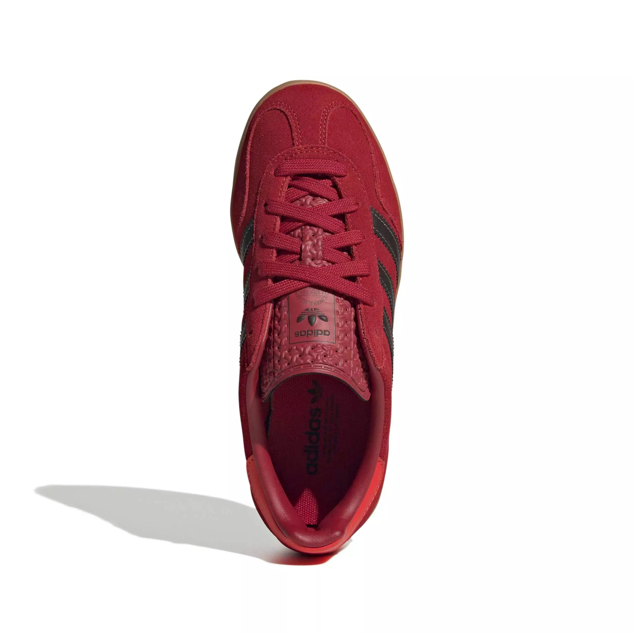 adidas Originals Gazelle Indoor "Team Victory Red/Aurora Coffee/Red" Grade School Boys' Shoe - RED/COFFEE/RED