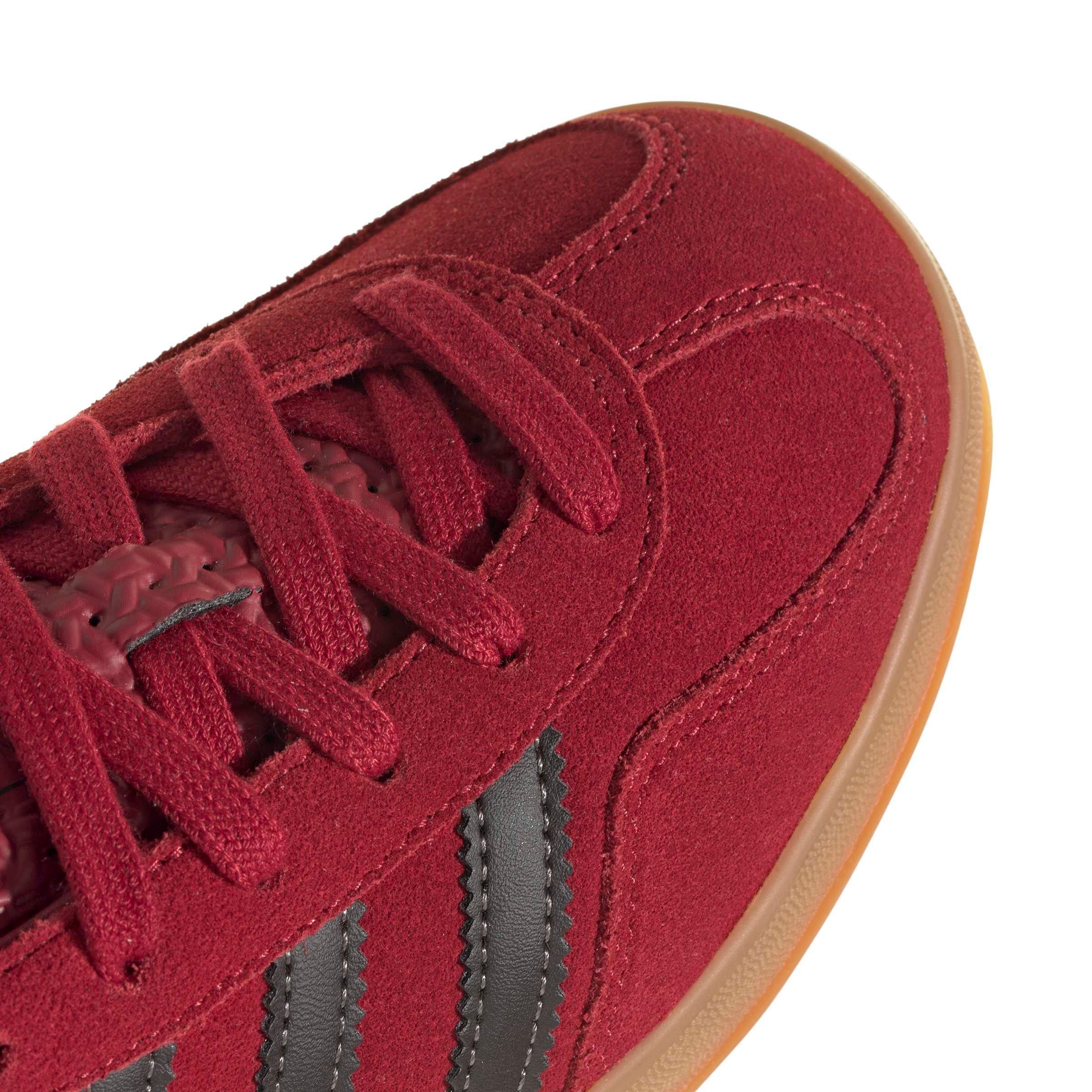 adidas Originals Gazelle Indoor Grade School Boys' "Team Victory Red/Aurora Coffee/Red" Shoe
