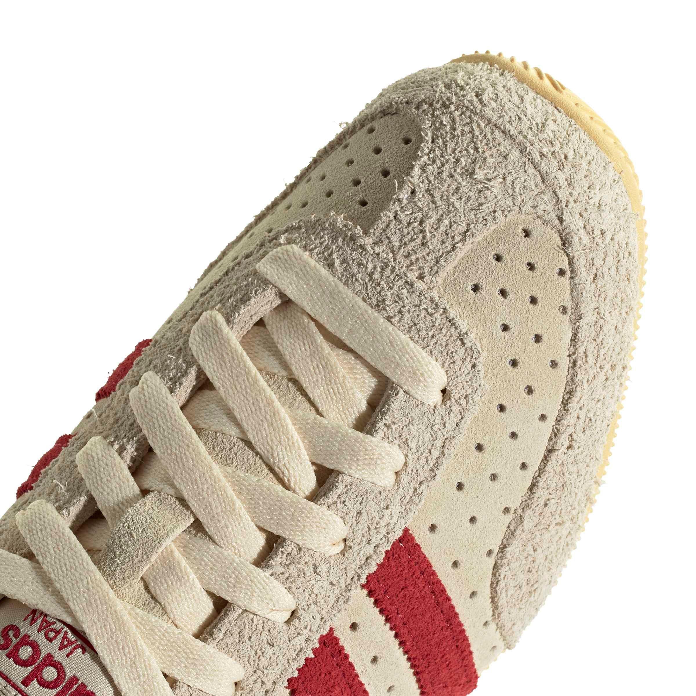 adidas Originals Japan "Warm Vanilla/Team Victory Red/Gold Metallic" Women's Shoe - VANILLA/RED/GOLD