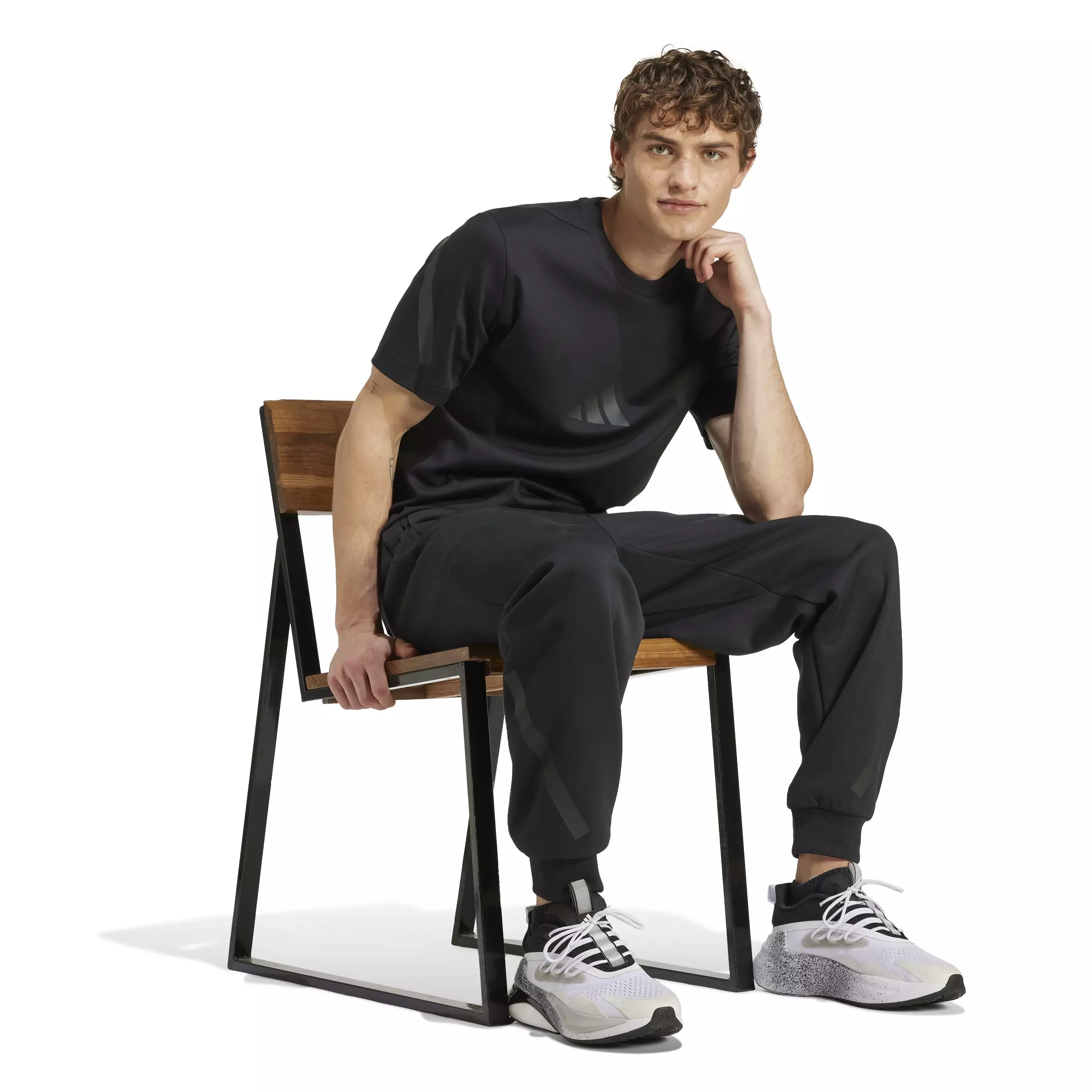 adidas Men's Z.N.E. T-Shirt - Black - BLACK