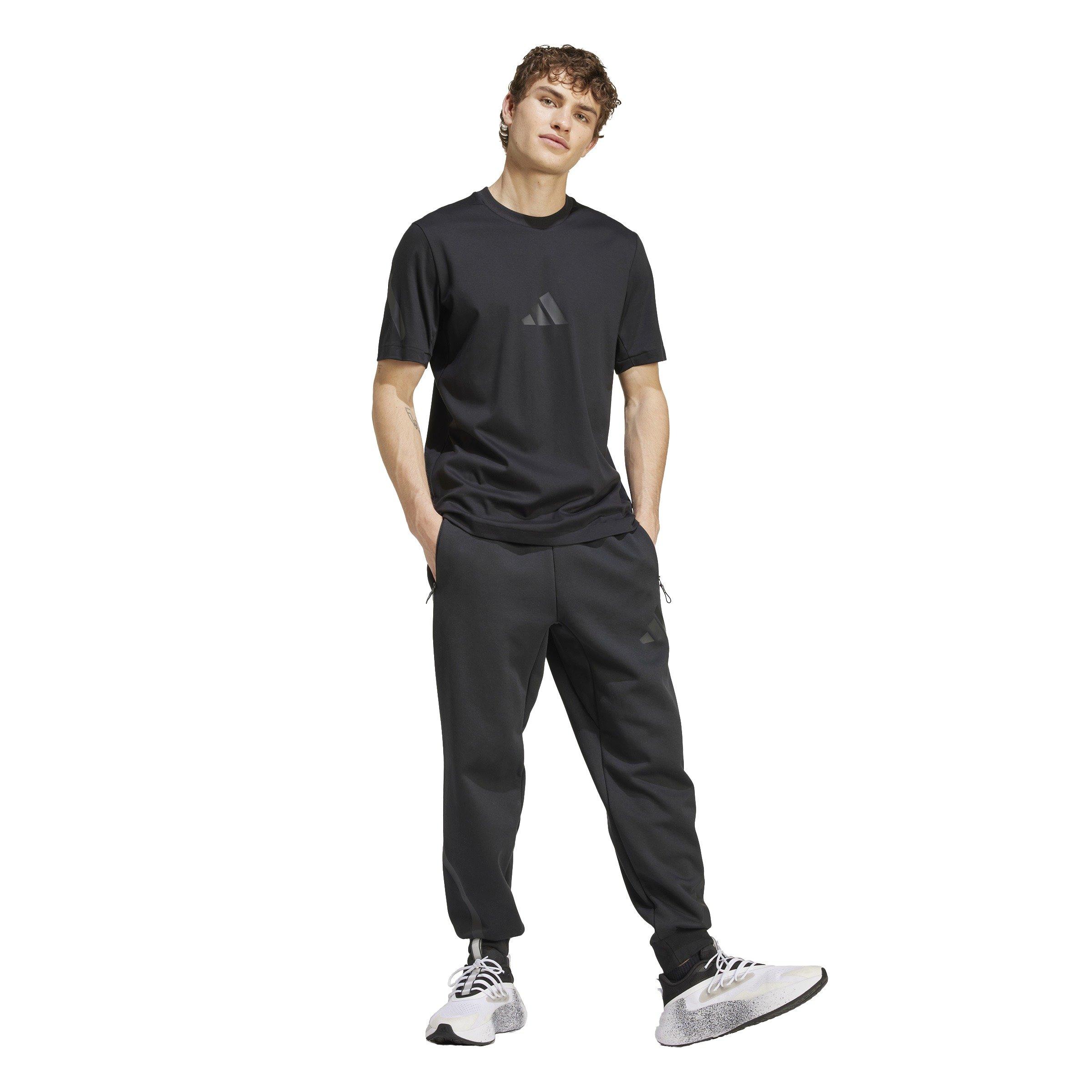 adidas Men's Z.N.E. T-Shirt - Black - BLACK Thumbnail View 6