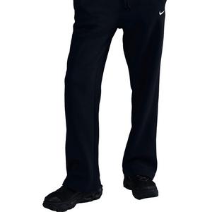 Nike Women's Sportswear Phoenix Fleece Mid-Rise Open-Hem Pants - Black