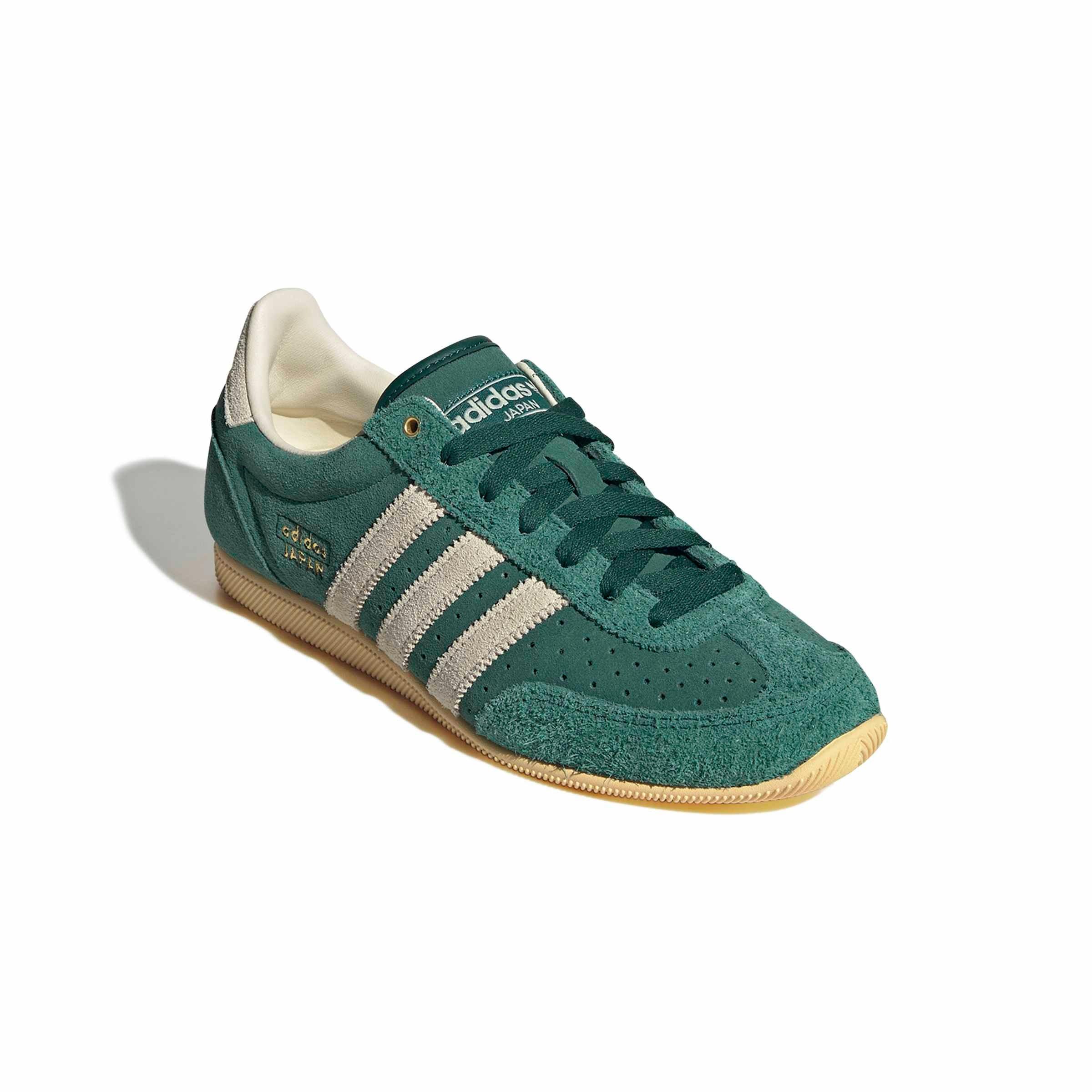 adidas Originals Japan "Collegiate Green/Warm Vanilla/Gold Metallic" Women's Shoe - GREEN/VANILLA/GOLD