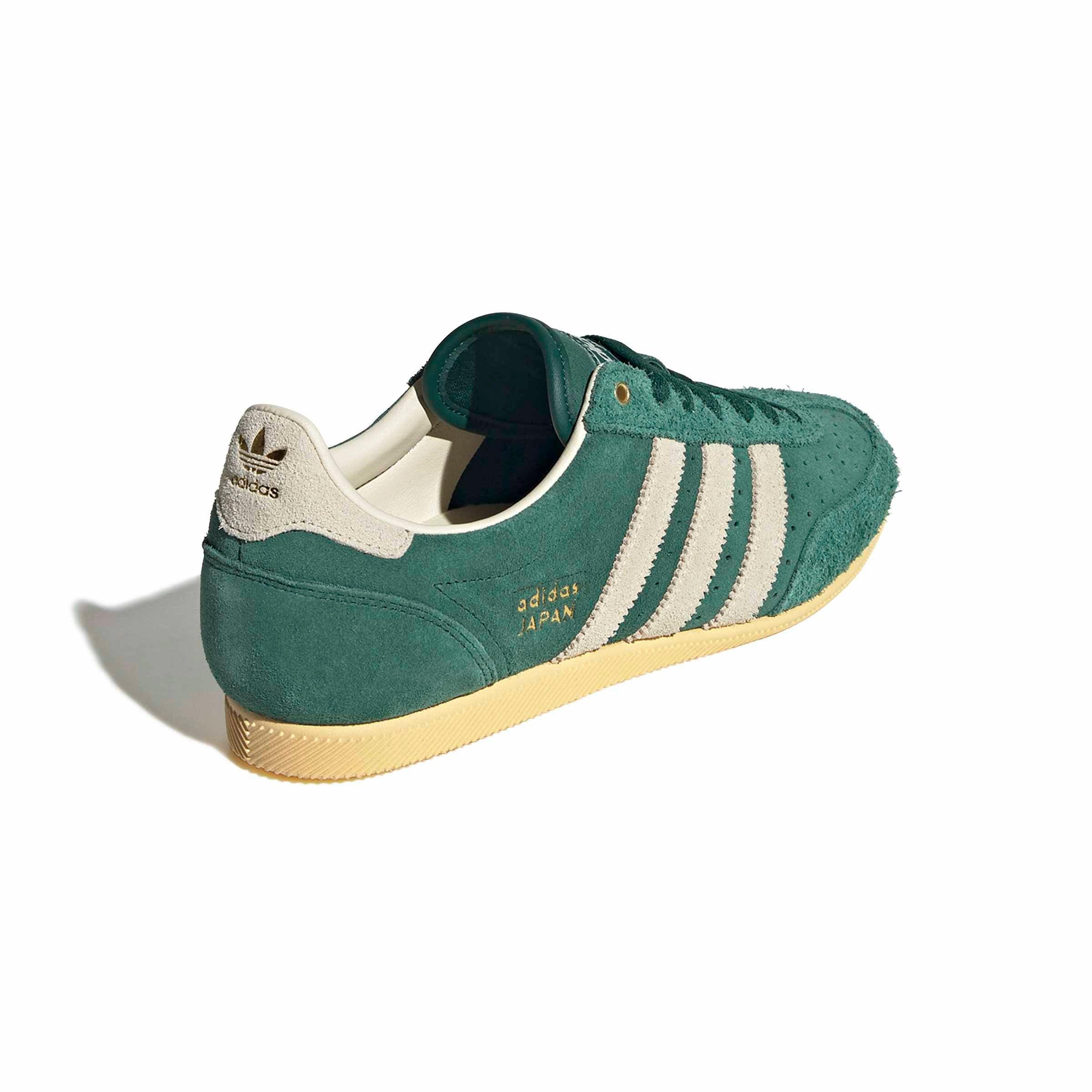 adidas Originals Japan "Collegiate Green/Warm Vanilla/Gold Metallic" Women's Shoe - GREEN/VANILLA/GOLD
