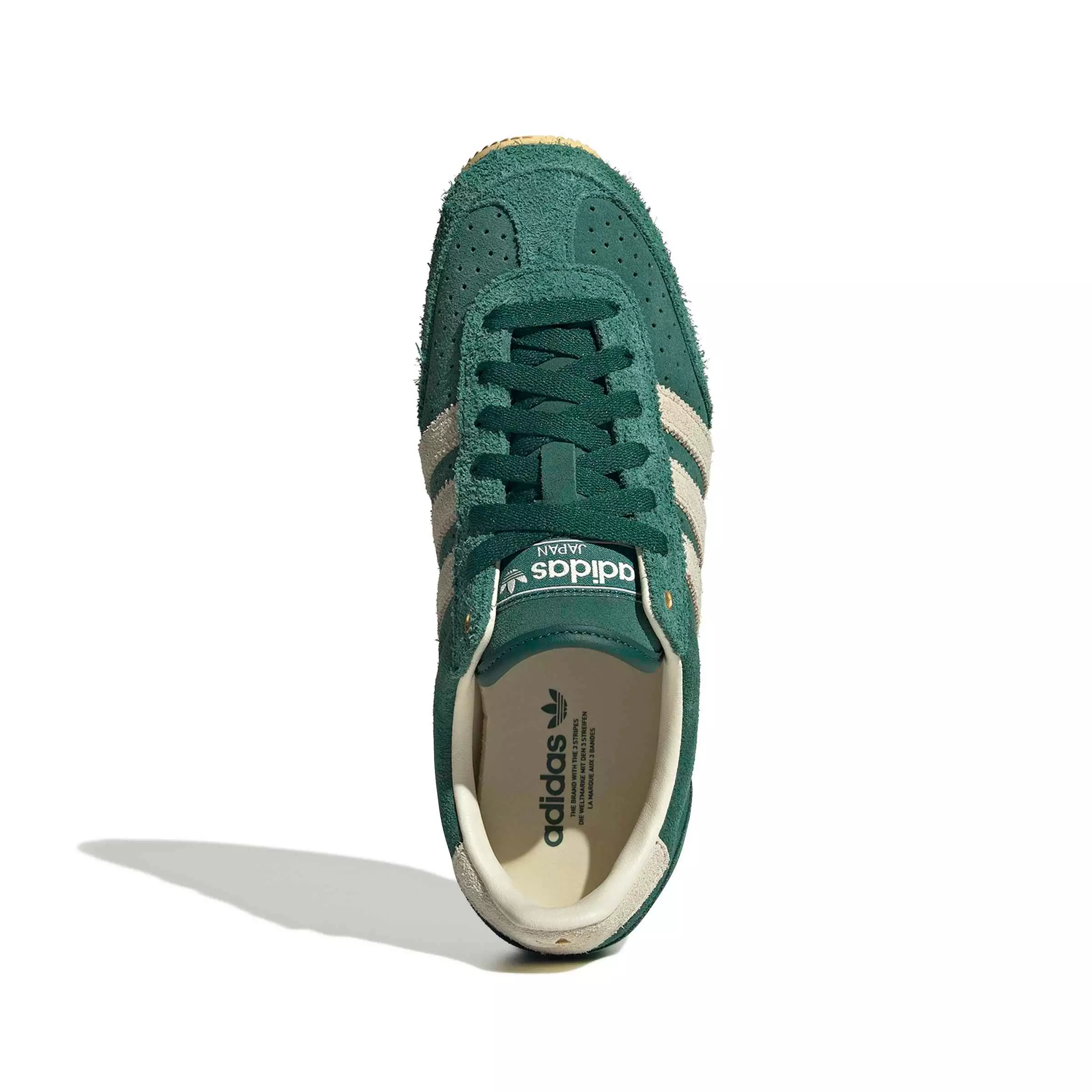 adidas Originals Japan "Collegiate Green/Warm Vanilla/Gold Metallic" Women's Shoe - GREEN/VANILLA/GOLD
