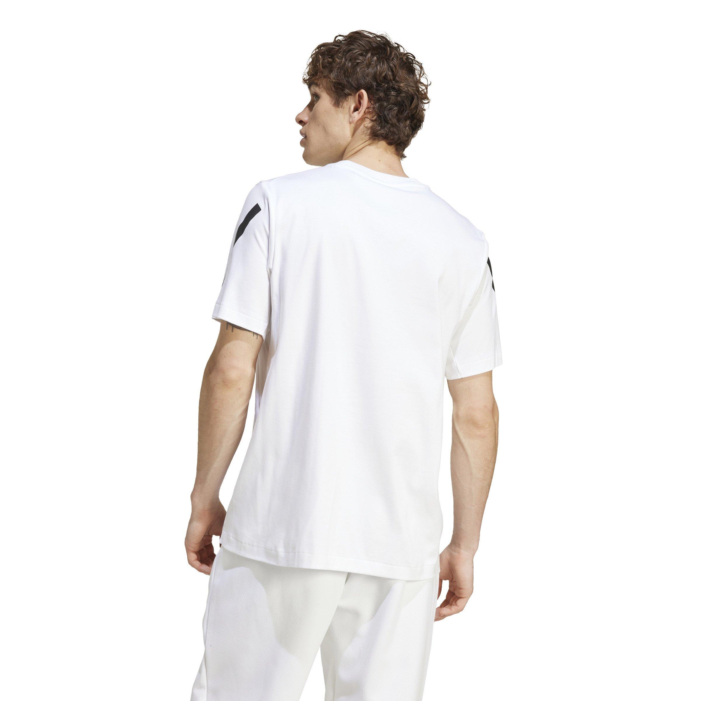adidas Men's Z.N.E. T-Shirt - White - WHITE Thumbnail View 2