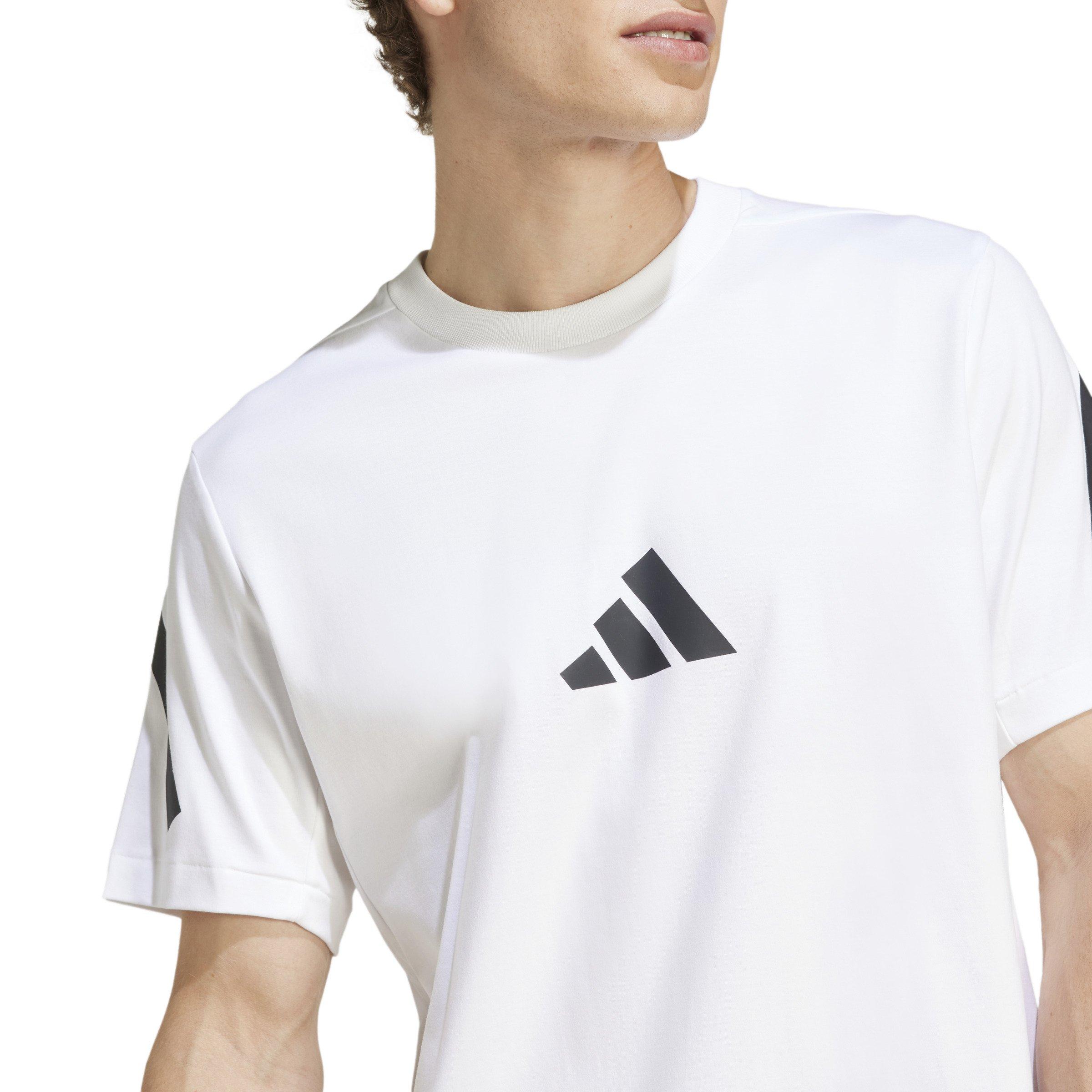 adidas Men's Z.N.E. T-Shirt - White - WHITE Thumbnail View 3