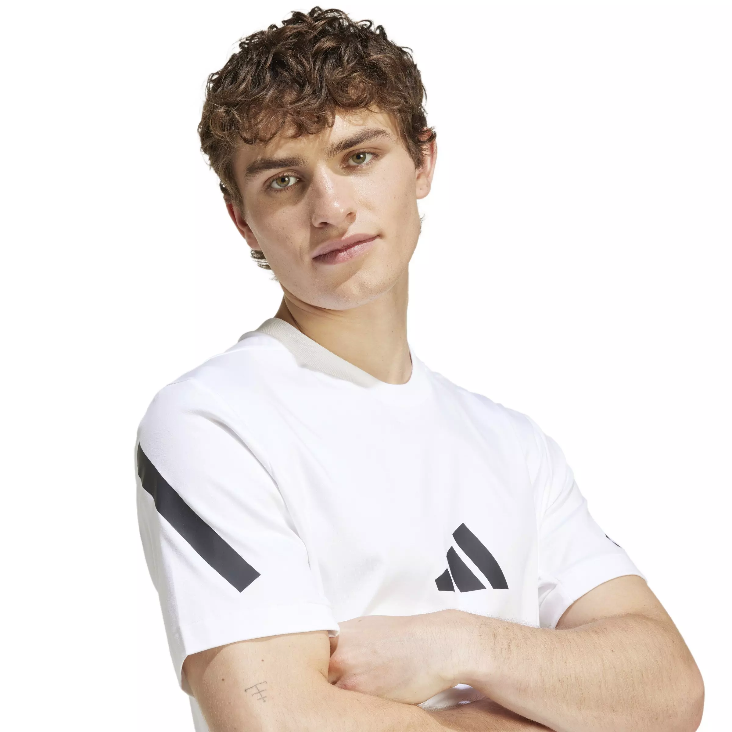 adidas Men's Z.N.E. T-Shirt - White - WHITE