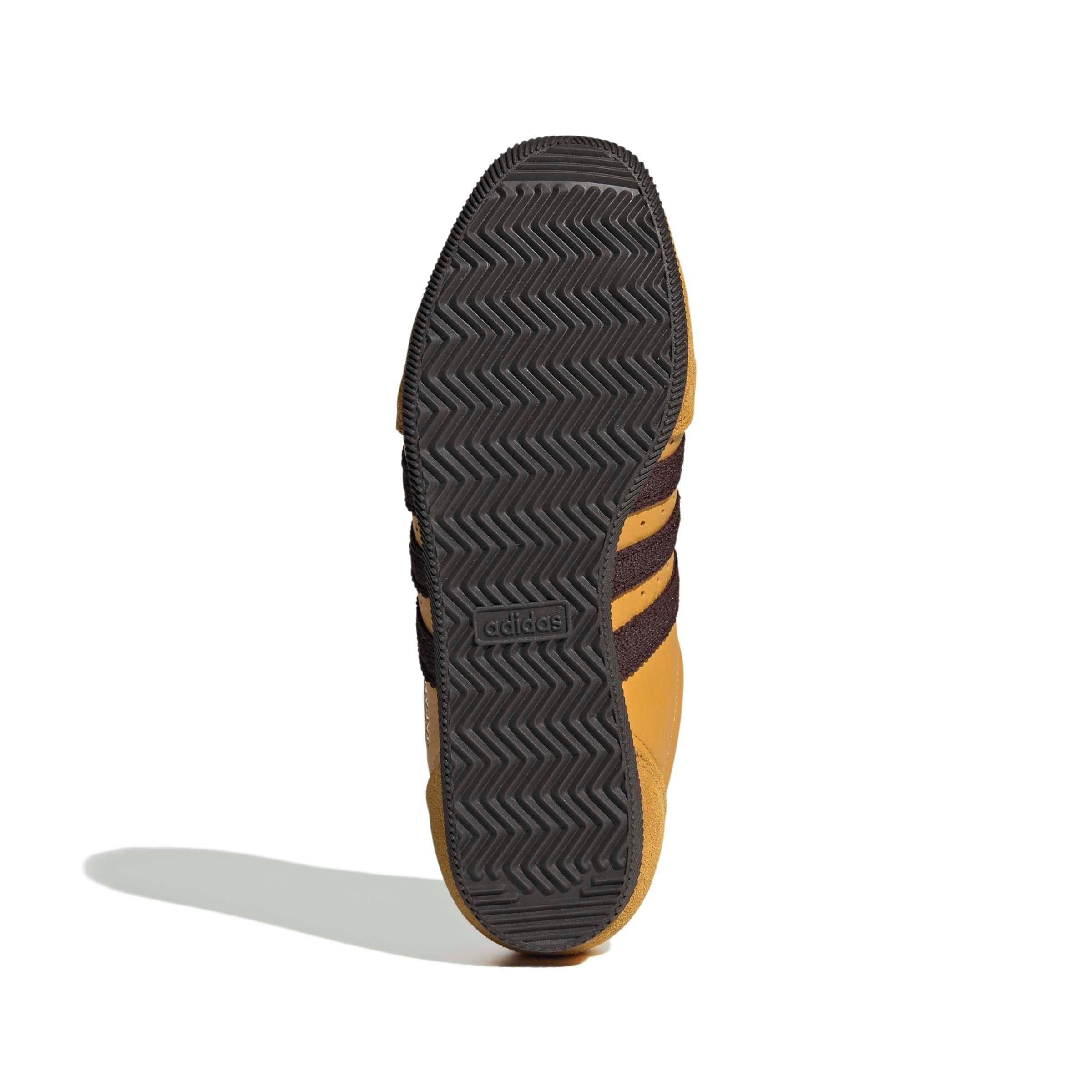 adidas Originals Japan "Preloved Yellow/Aurora Coffee/Gold Metallic" Women's Shoe - YELLOW/COFFEE/GOLD