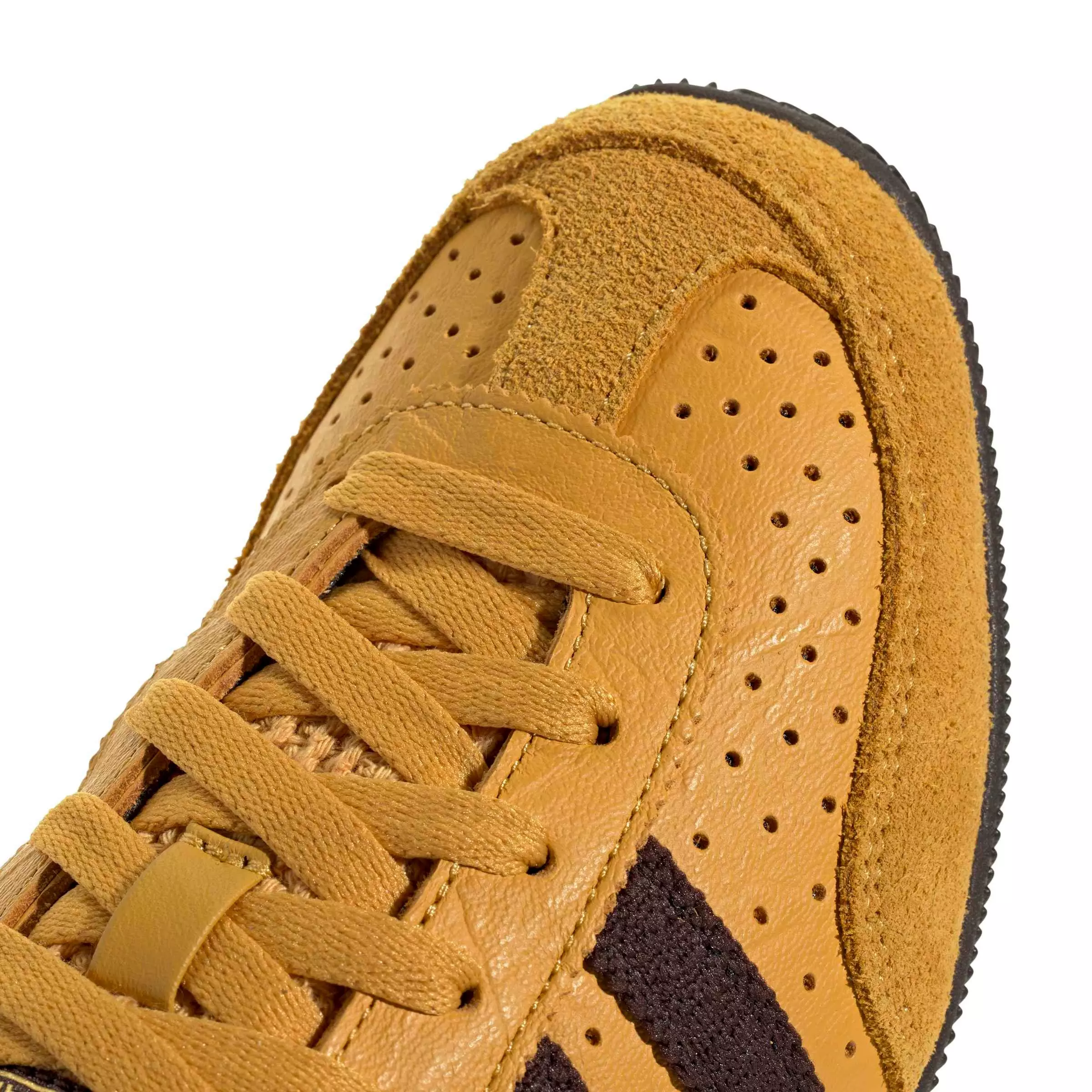 adidas Originals Japan "Preloved Yellow/Aurora Coffee/Gold Metallic" Women's Shoe - YELLOW/COFFEE/GOLD