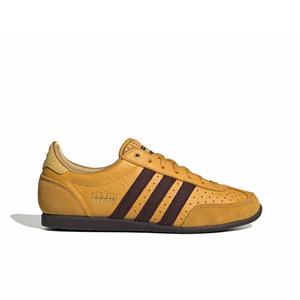 adidas Originals Japan "Preloved Yellow/Aurora Coffee/Gold Metallic" Women's Shoe - YELLOW/COFFEE/GOLD