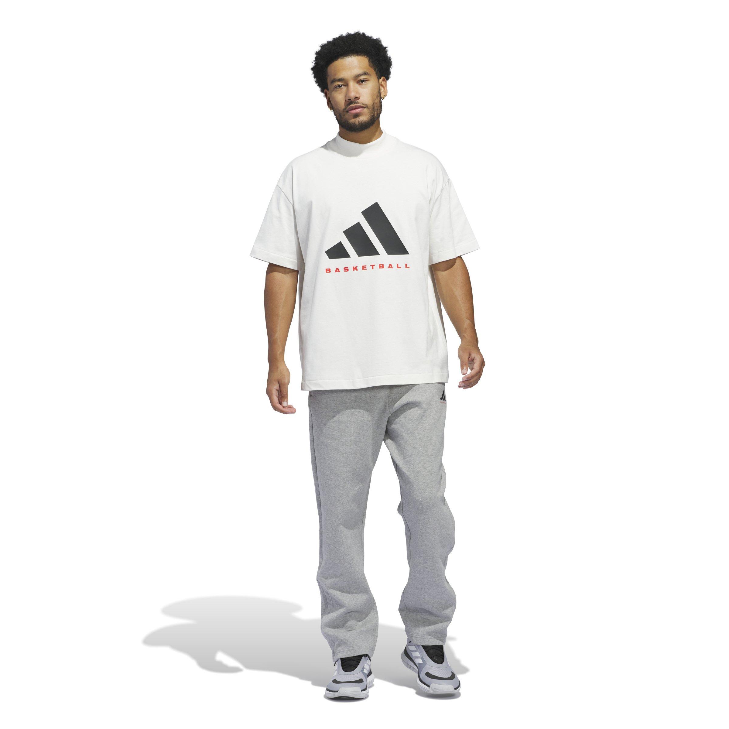 adidas Basketball Men's White T-Shirt