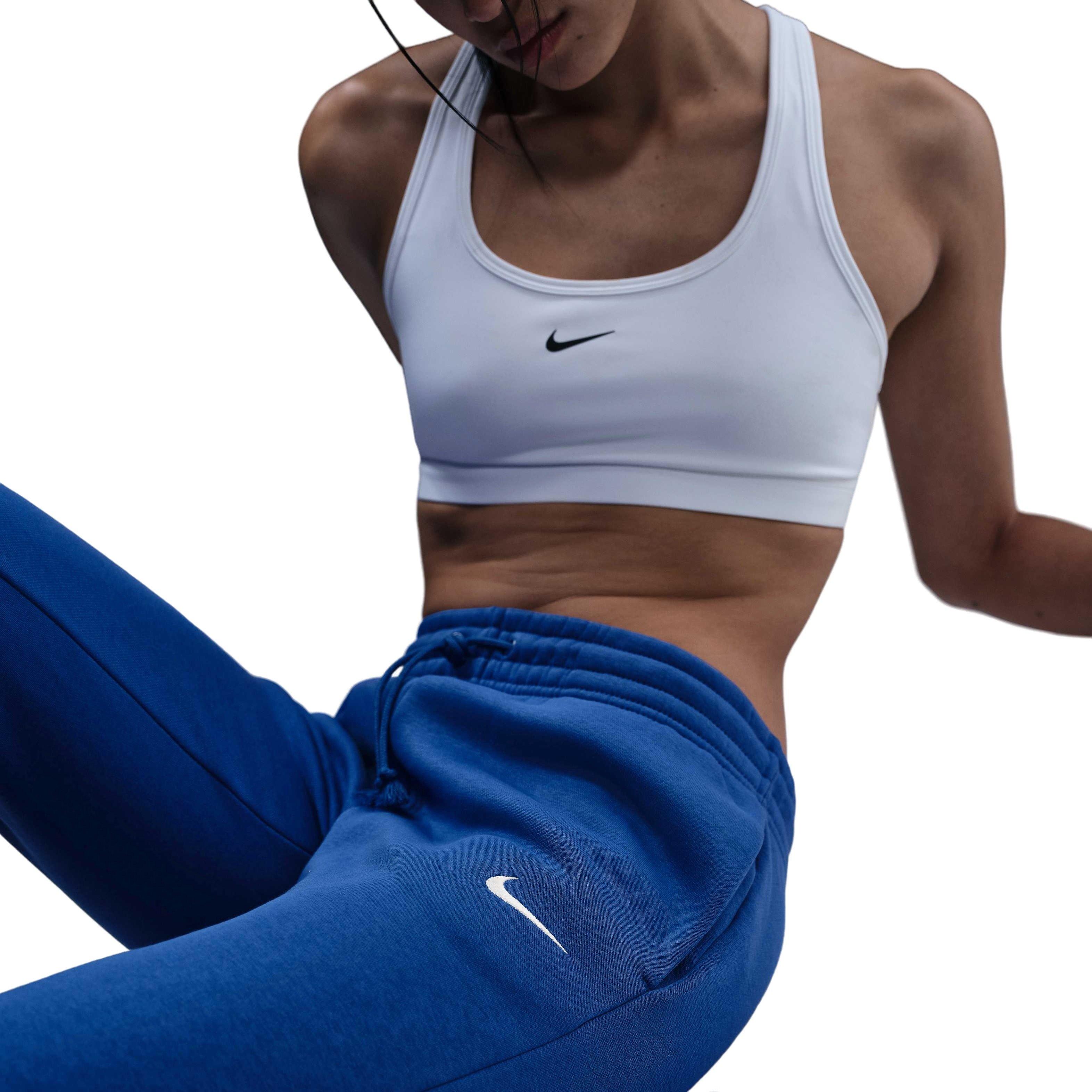 Nike Sportswear Phoenix Fleece Mid-Rise Open-Hem Women's Blue Pants