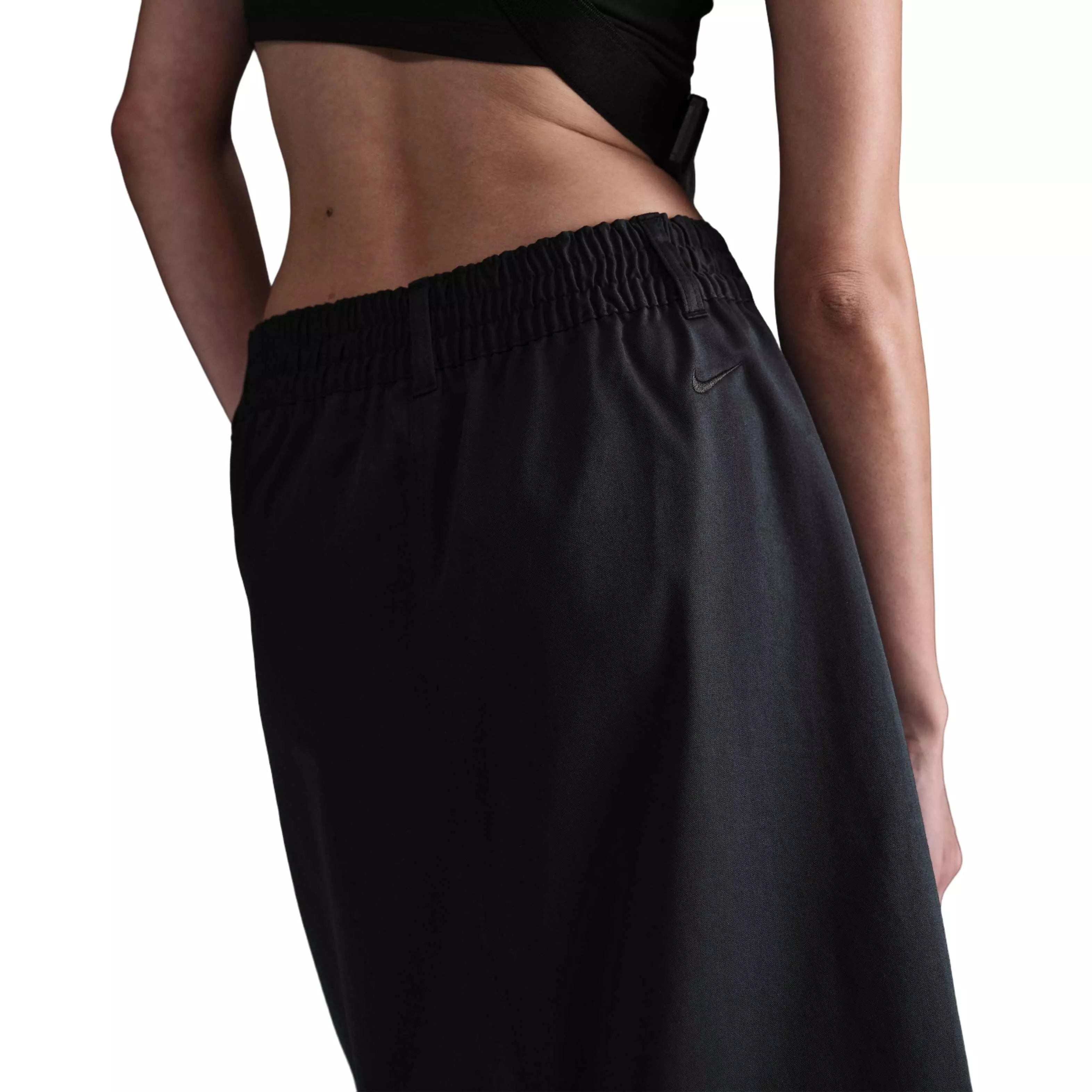 Nike Women's Sportswear Collection Twill Skirt-Black - BLACK