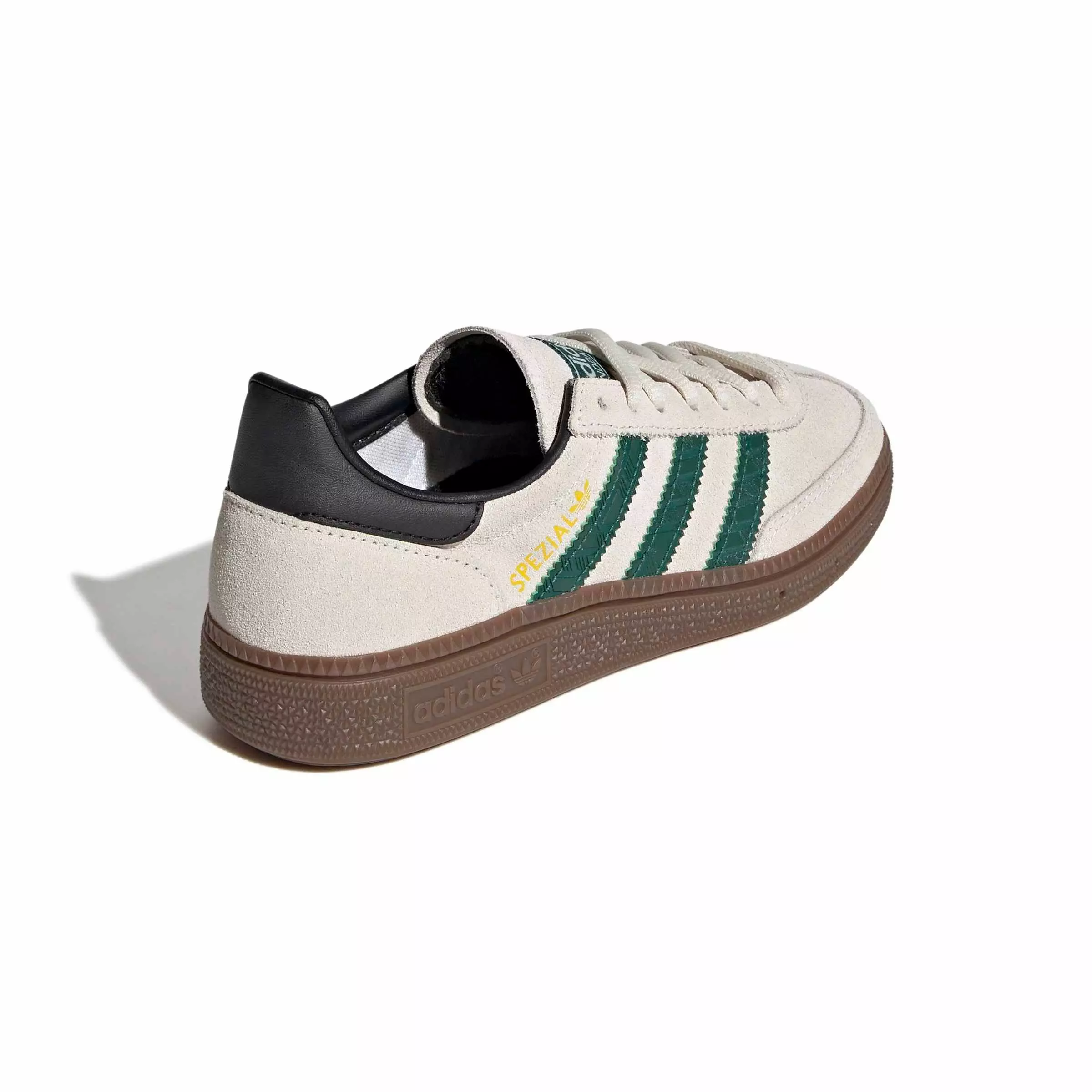 adidas Originals Handball Spezial "Off White/Collegiate Green/Gum 5" Grade School Boys' Shoe - OFF WHITE/GREEN/GUM