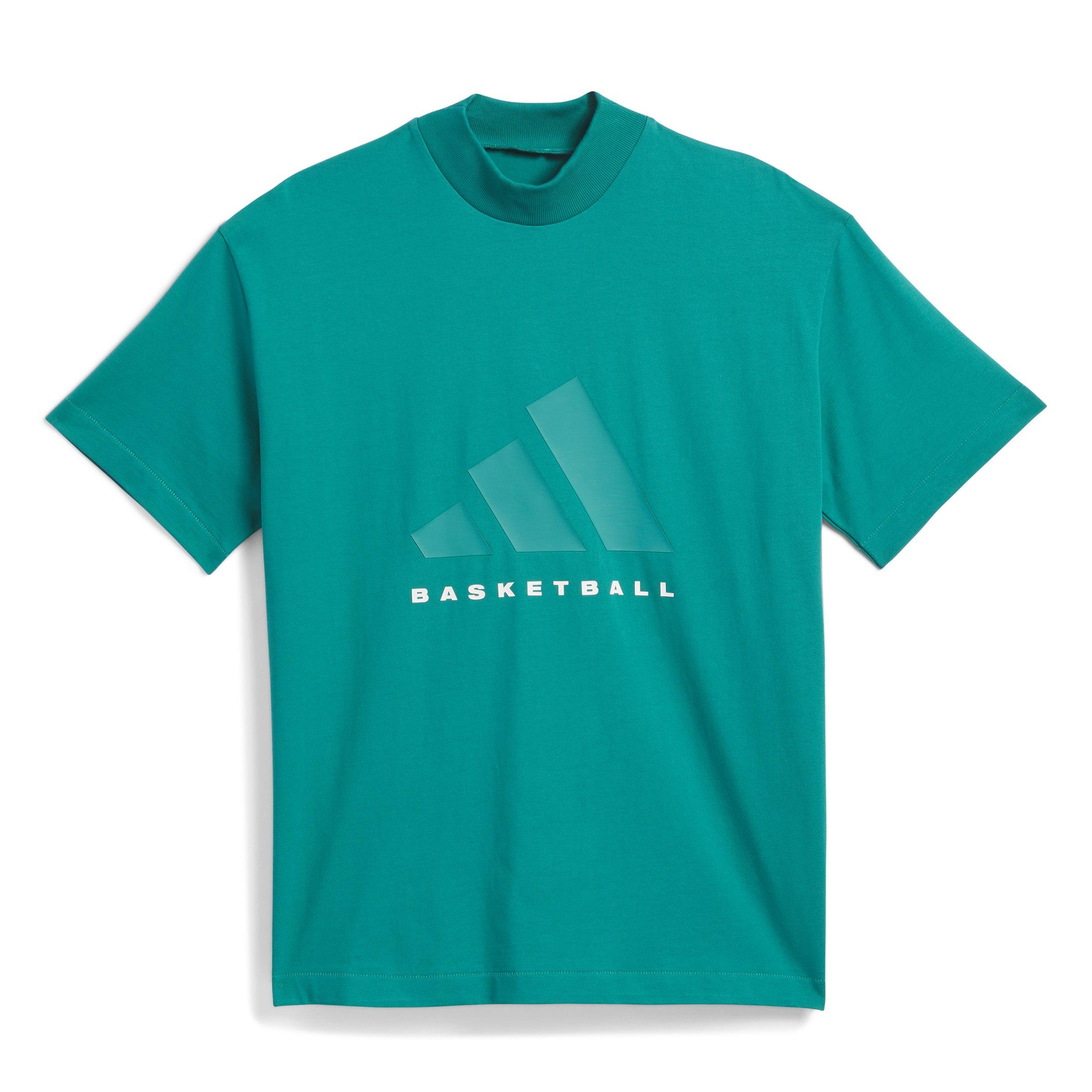 adidas Basketball Men's Green T-Shirt