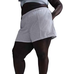 Nike Women's Sportswear Chill French Terry MR 4" Terry Shorts -Birch Heather