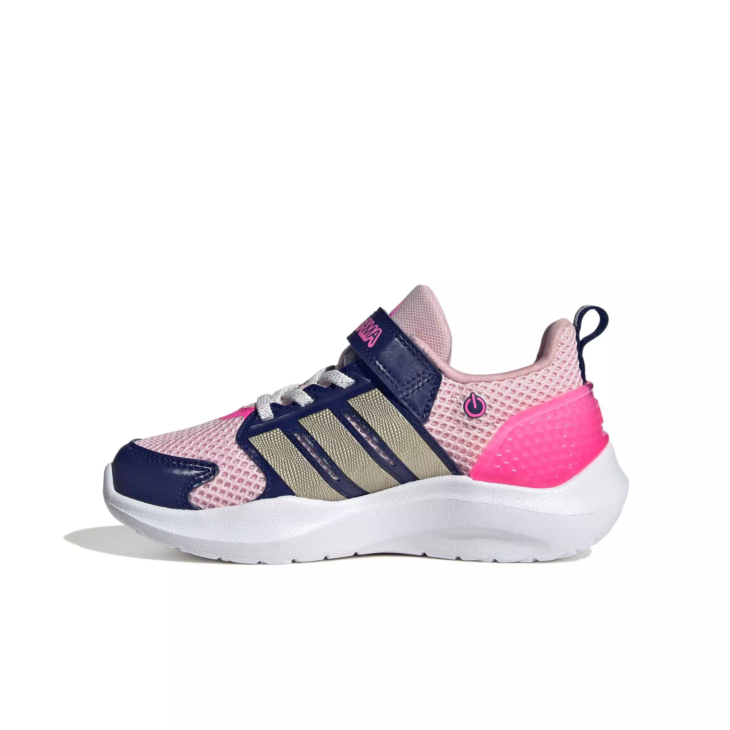 adidas Lightorama "Clear Pink/Cyber Metallic/Lucid Pink" Preschool Girls' Shoe - PINK/CYBER/PINK