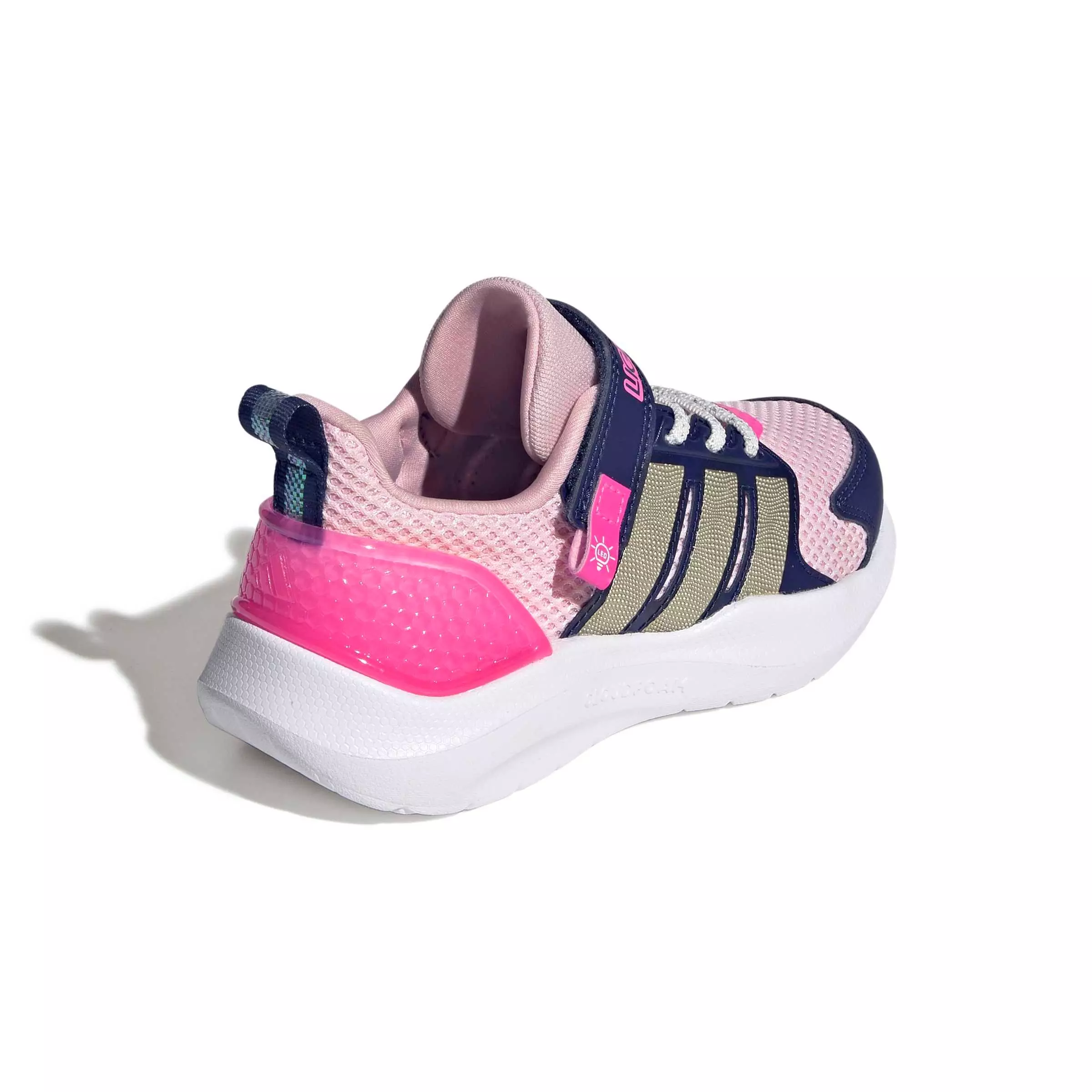 adidas Lightorama "Clear Pink/Cyber Metallic/Lucid Pink" Preschool Girls' Shoe - PINK/CYBER/PINK
