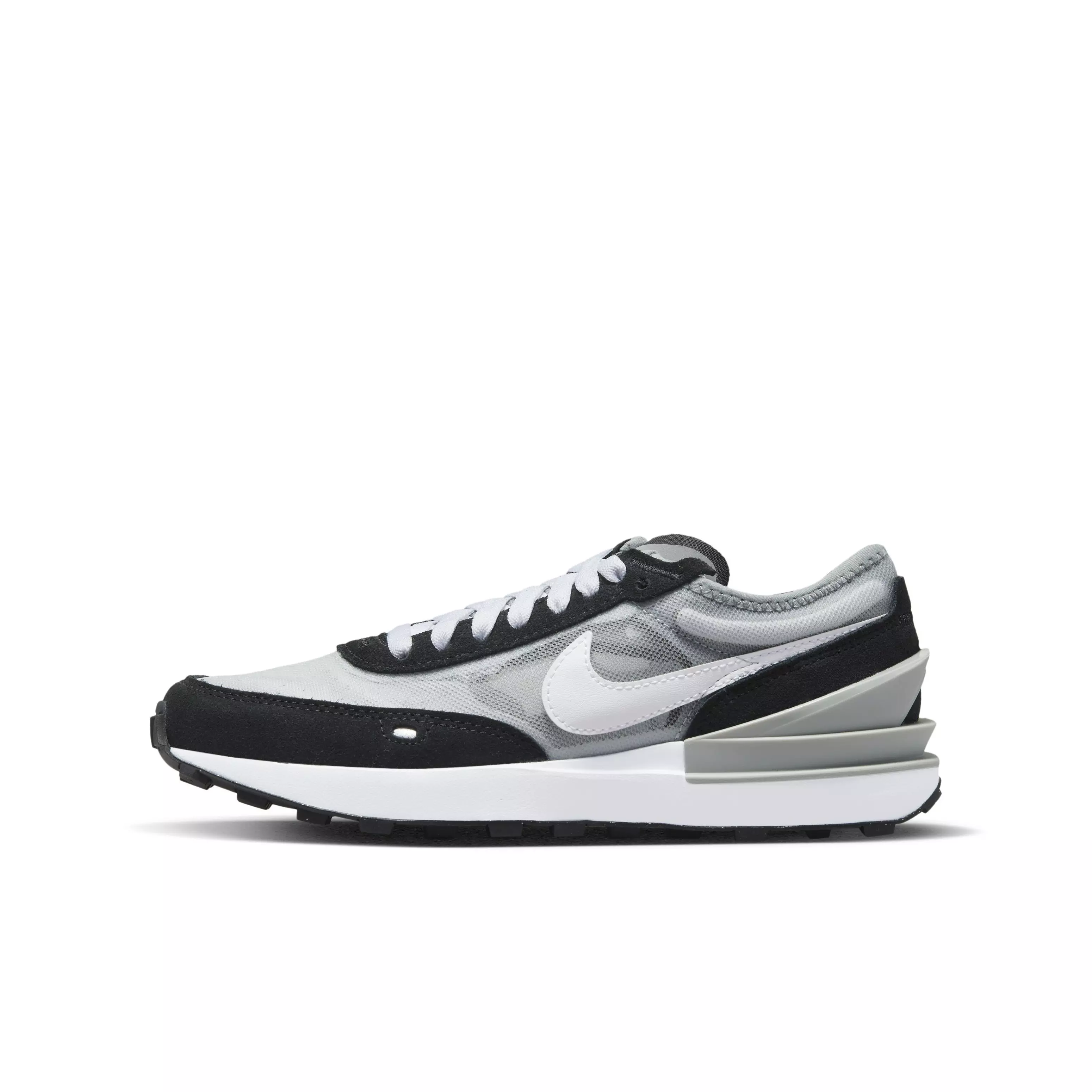 Nike Waffle One "Grey Fog/Particle Grey/Light Smoke Grey" Grade School Boys' Shoe - GREY/GREY/LT GREY