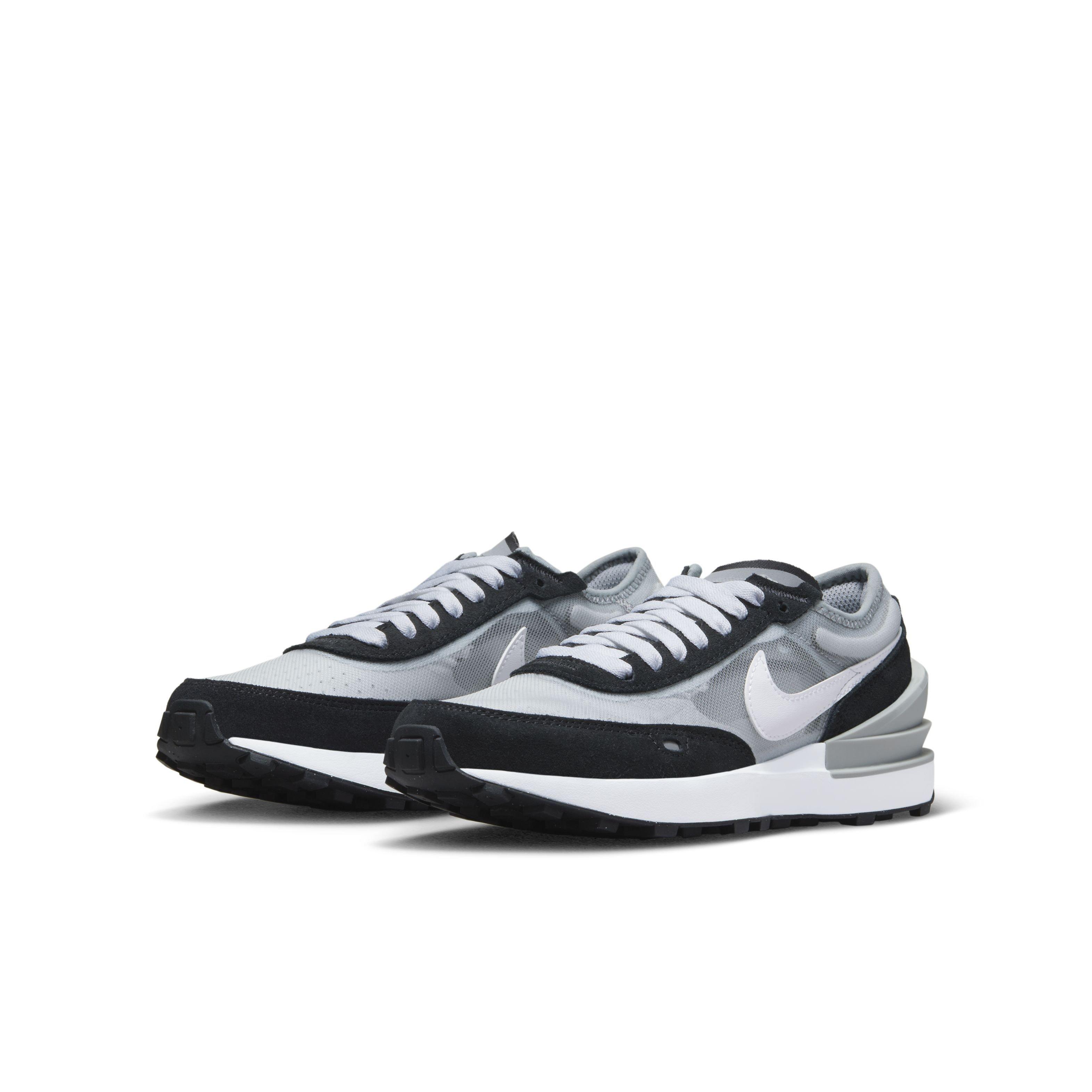 Nike Waffle One "Grey Fog/Particle Grey/Light Smoke Grey" Grade School Boys' Shoe - GREY/GREY/LT GREY Thumbnail View 3
