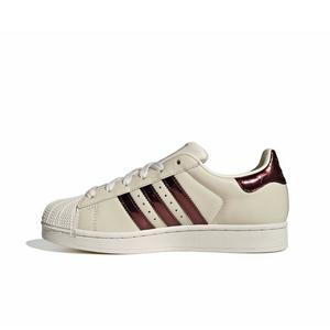 adidas Originals Superstar II "Off White/Maroon/Gold Metallic" Women's Shoe - OFF WHITE/MAROON/GOLD