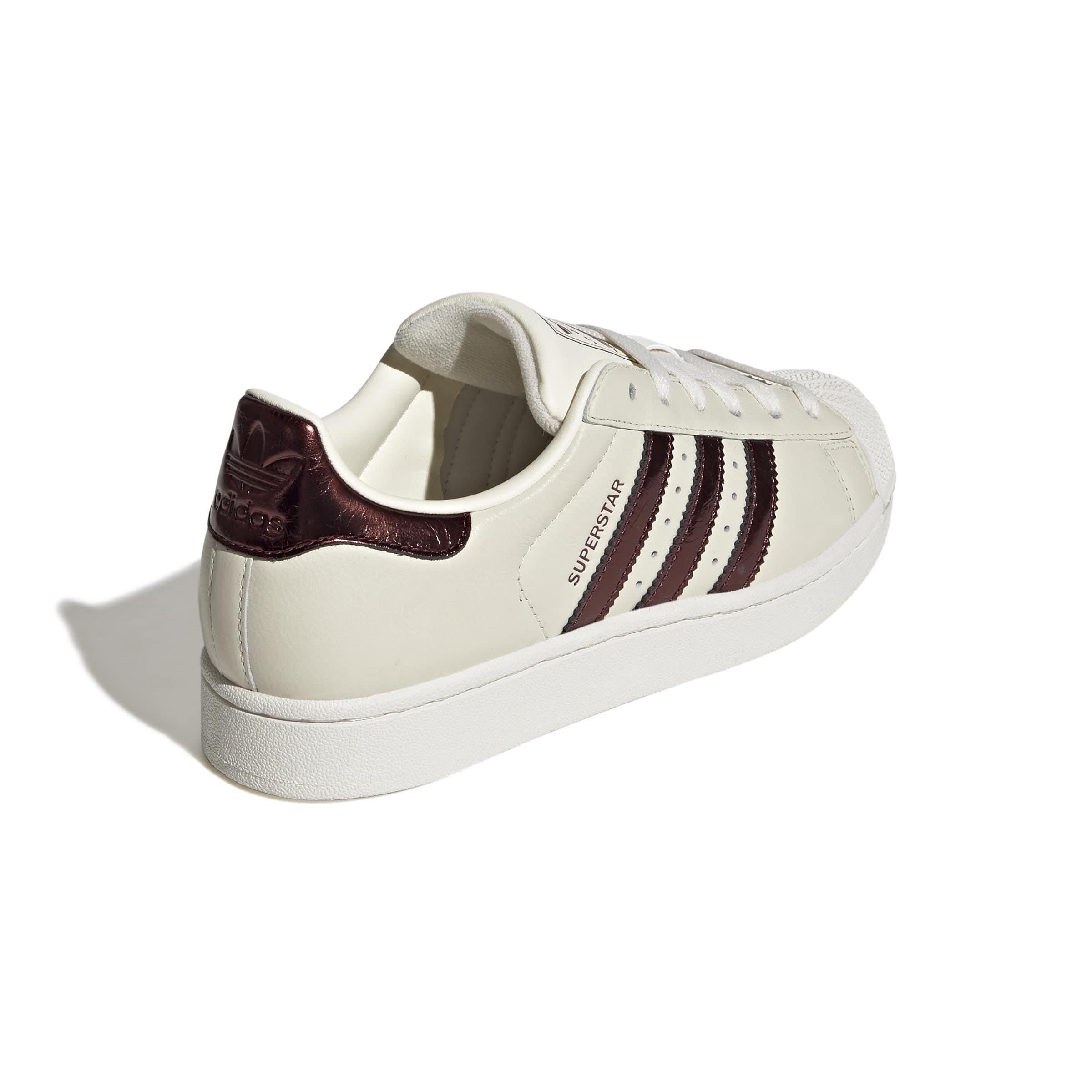 adidas Originals Superstar II "Off White/Maroon/Gold Metallic" Women's Shoe - OFF WHITE/MAROON/GOLD
