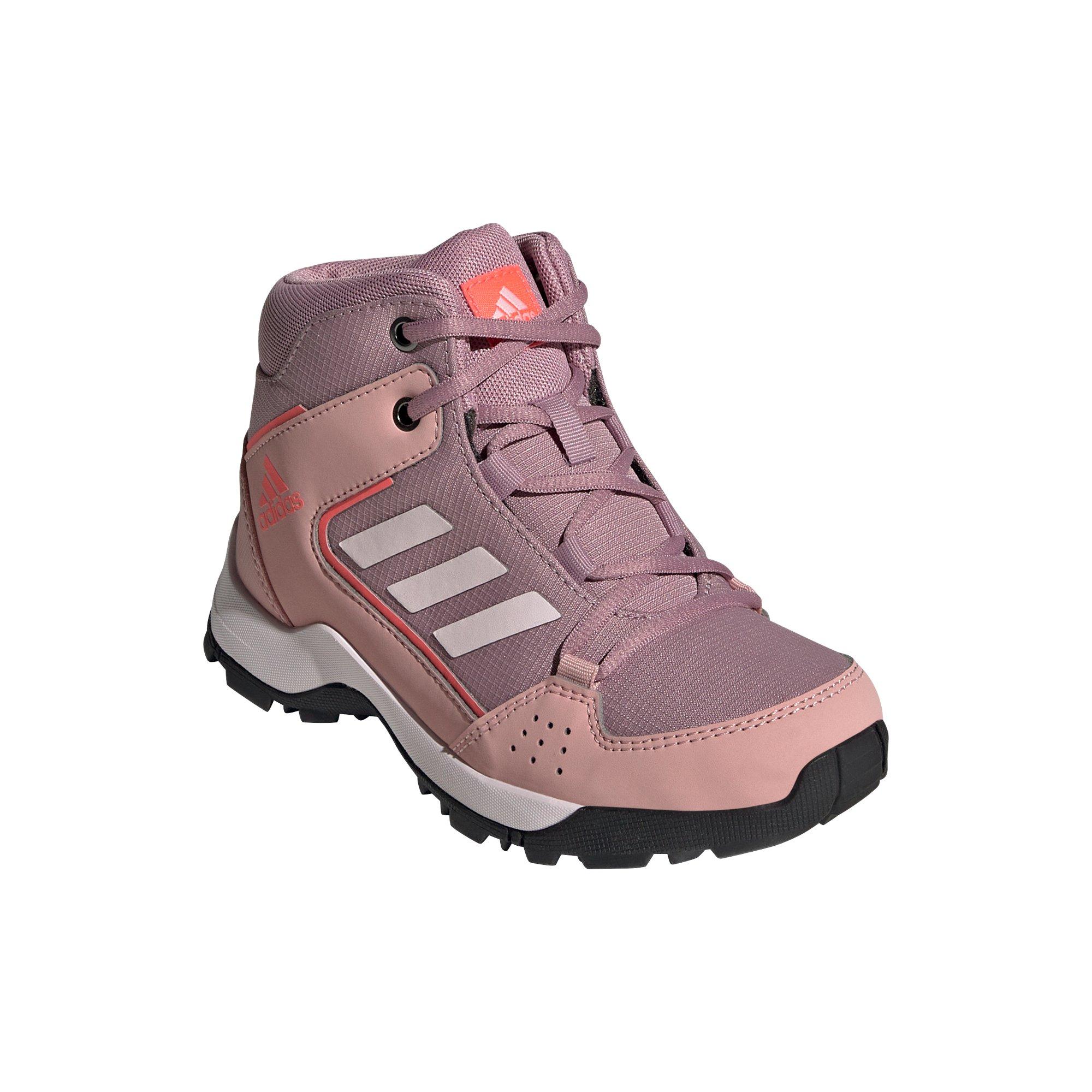 adidas Terrex Hyperhiker "Magic Mauve/Almost Pink/Turbo" Preschool Boys' Hiking Shoe - PURPLE Thumbnail View 3