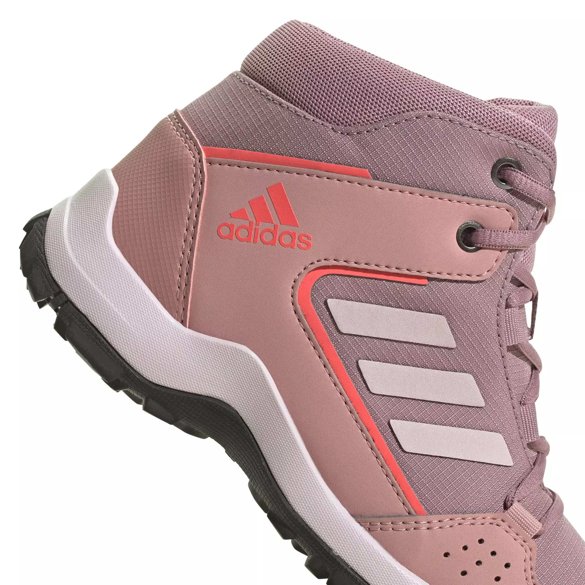 adidas Terrex Hyperhiker "Magic Mauve/Almost Pink/Turbo" Preschool Boys' Hiking Shoe - PURPLE