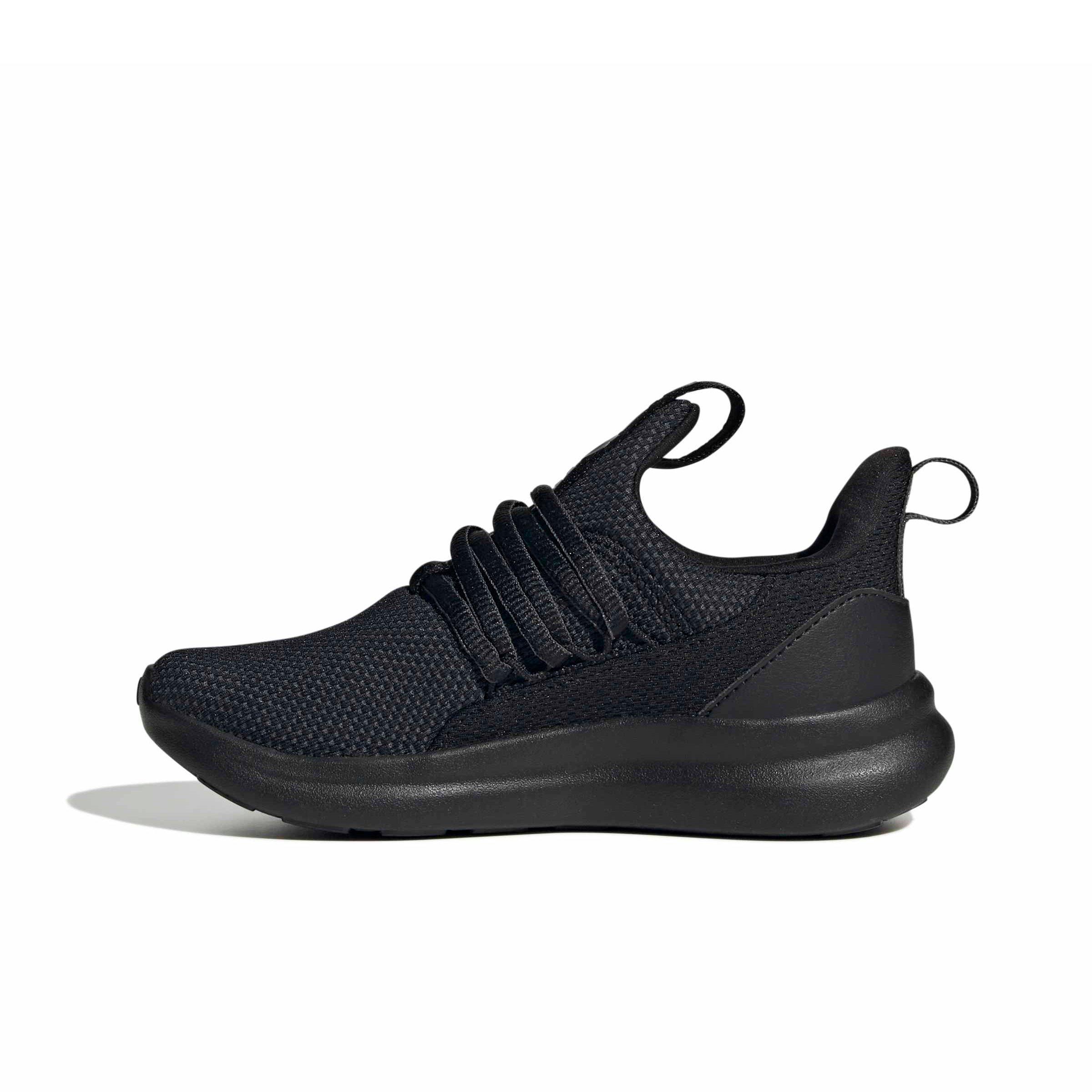 adidas Lite Racer Adapt 7.0 "Core Black/Core Black/Grey Six" Grade School Boys' Shoe - BLACK/BLACK/GREY Thumbnail View 2