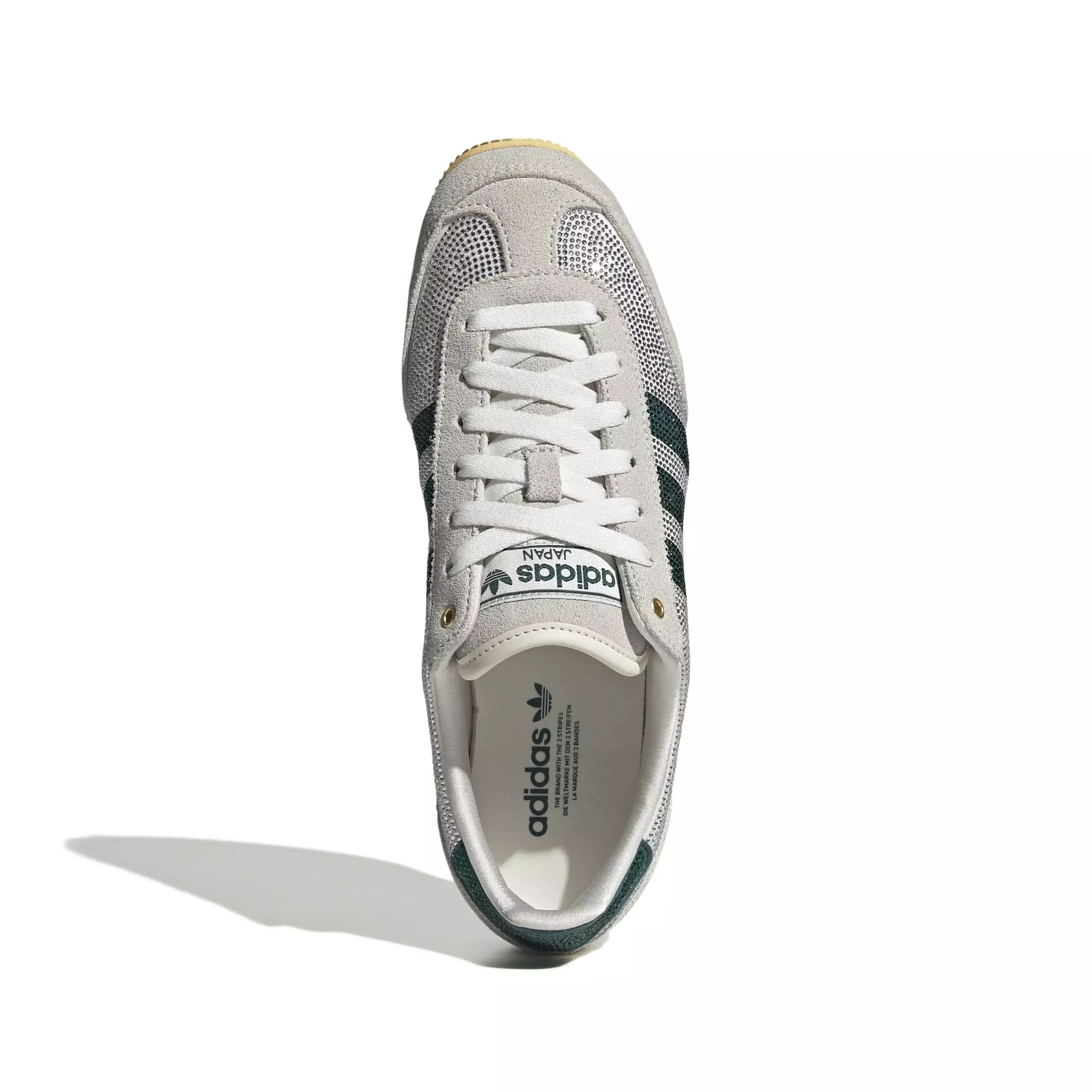 adidas Originals Japan "Core White/Rich Green/Orange Tint" Women's Shoe - WHITE/GREEN/ORANGE