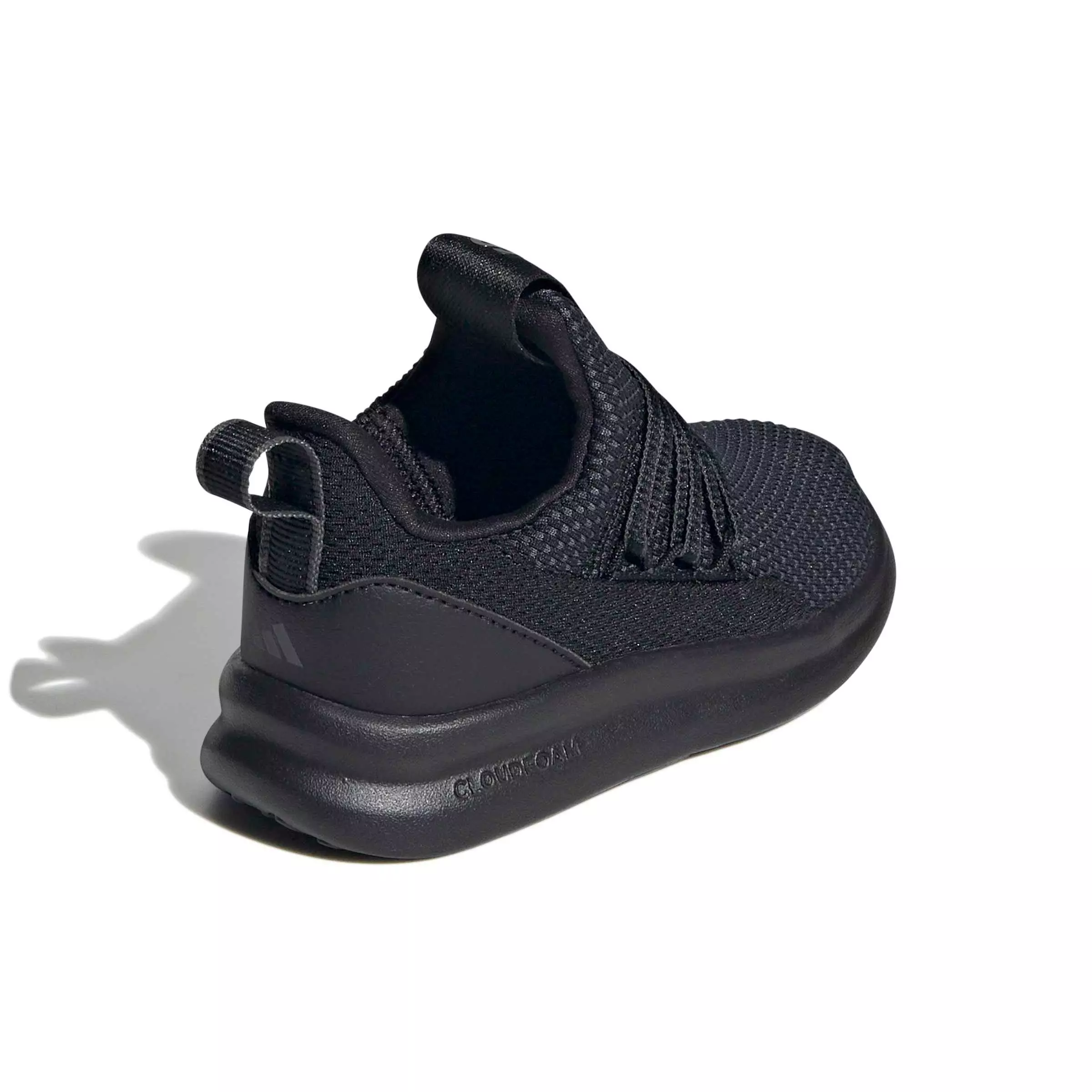 adidas Lite Racer Adapt 7.0 "Core Black/Core Black/Grey Six" Infant Girls' Shoe - BLACK/BLACK/GREY