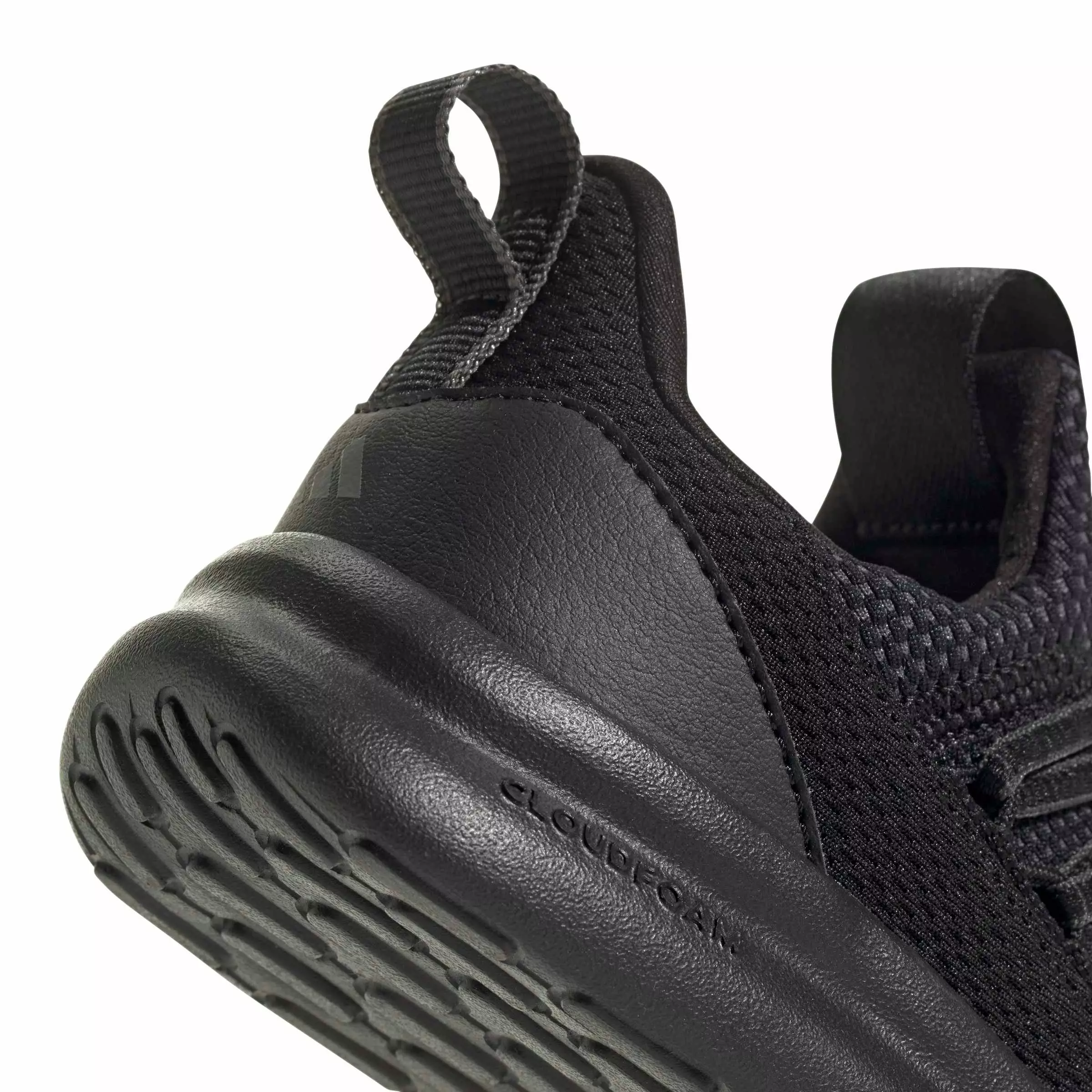 adidas Lite Racer Adapt 7.0 "Core Black/Core Black/Grey Six" Infant Girls' Shoe - BLACK/BLACK/GREY